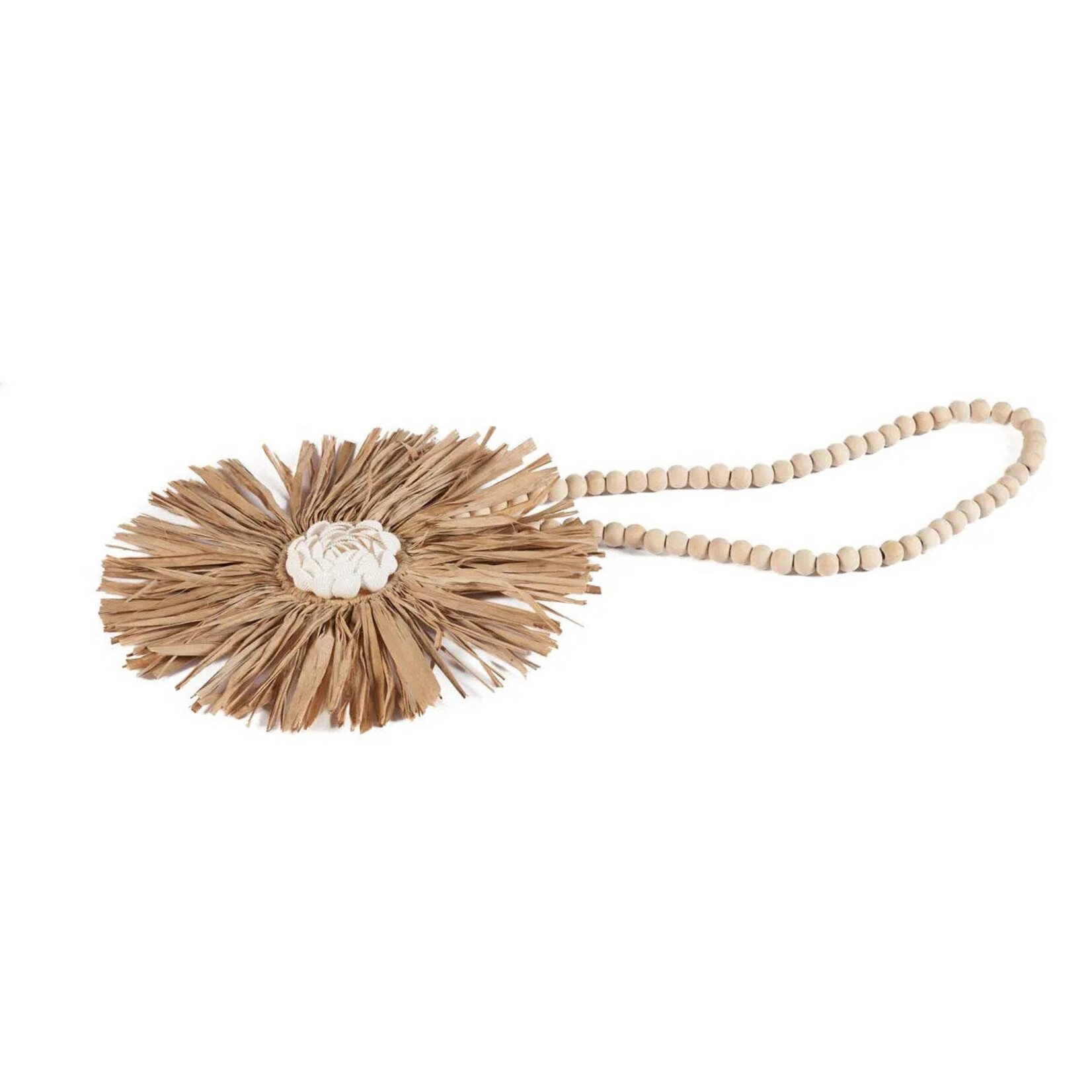 Bazar Bizar Antwerp The Raffia Bunga Tassel - Natural