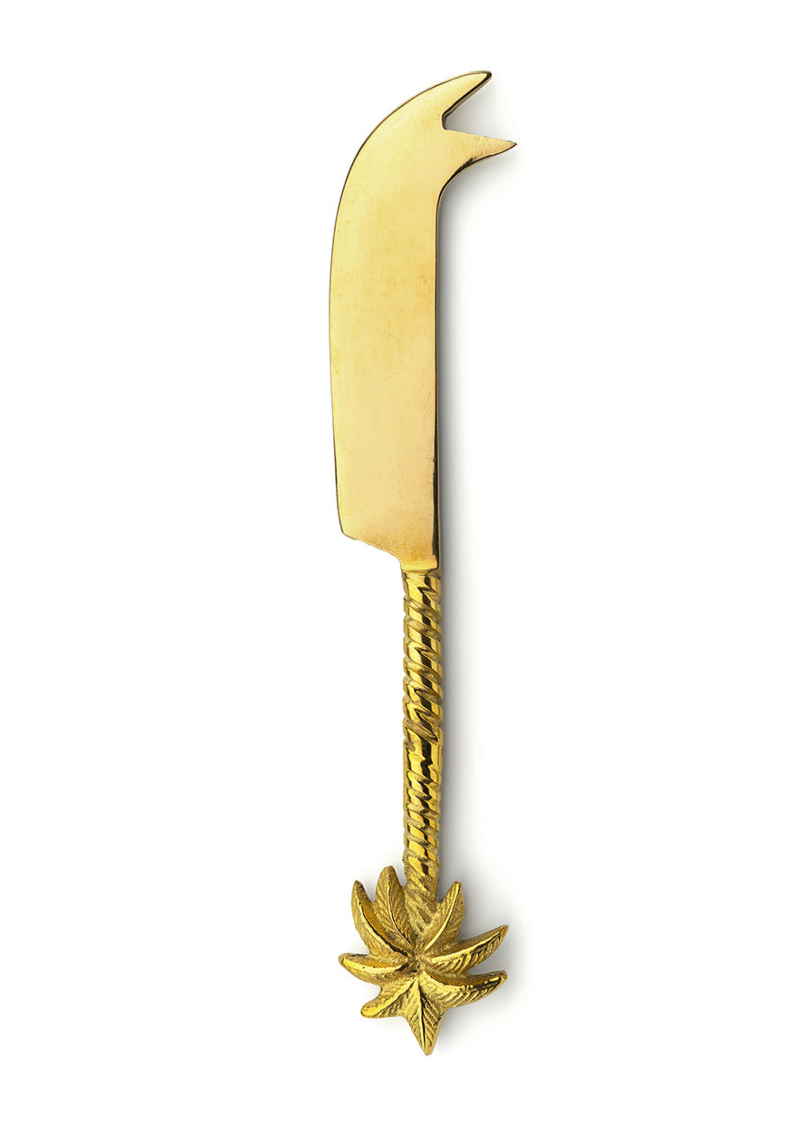 Bazar Bizar Antwerp The Palm Tree Cheese Knife - Gold