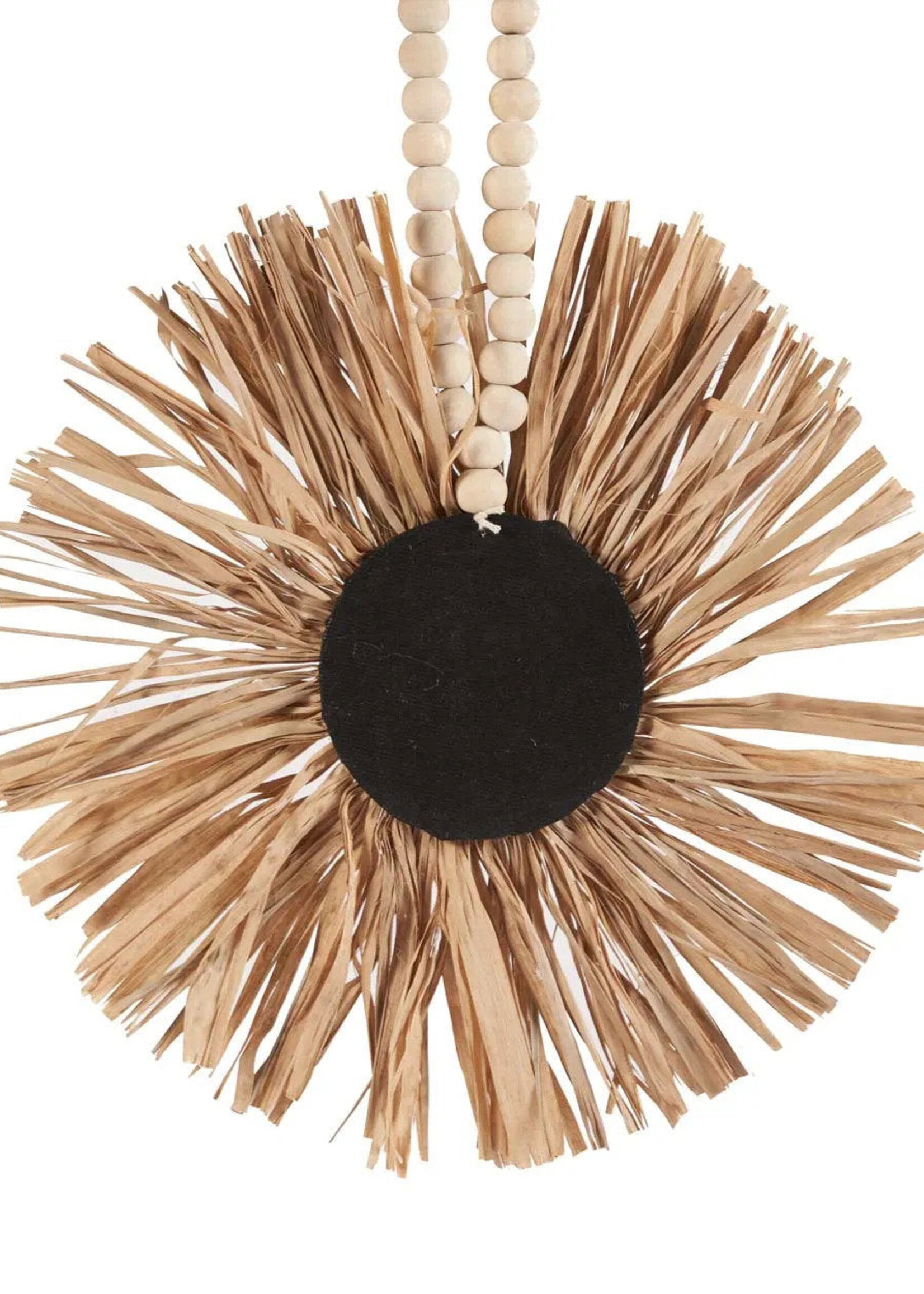 Bazar Bizar Antwerp The Raffia Bunga Tassel - Natural
