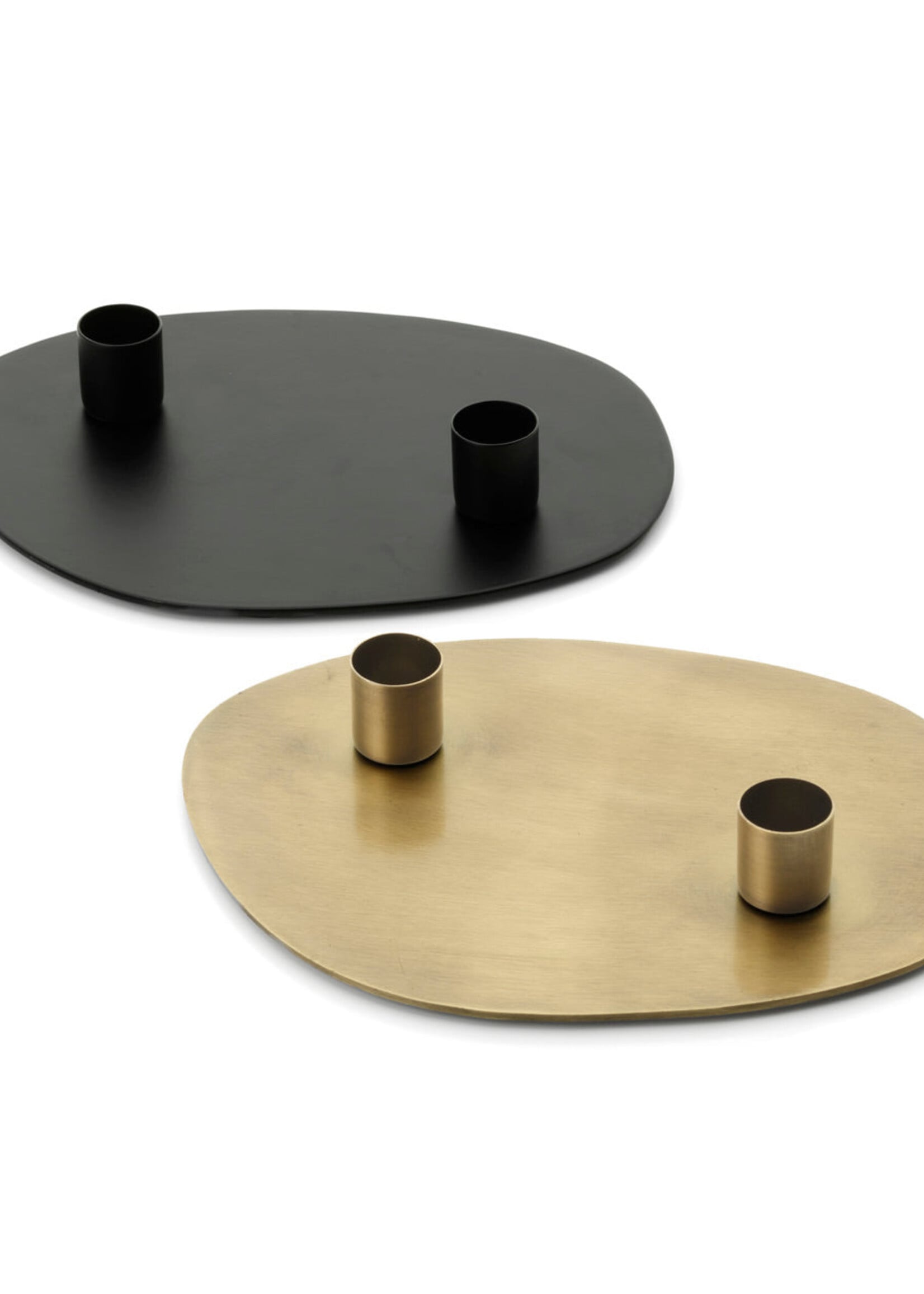 Bazar Bizar Antwerp The Glowpad Candle Holder - Gold - M