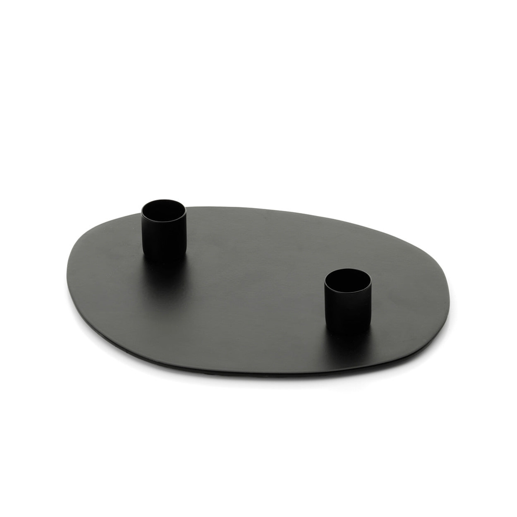 Bazar Bizar Antwerp The Glowpad Candle Holder - Black - M