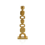 Bazar Bizar Antwerp The Totemo Candle Holder - Gold - M