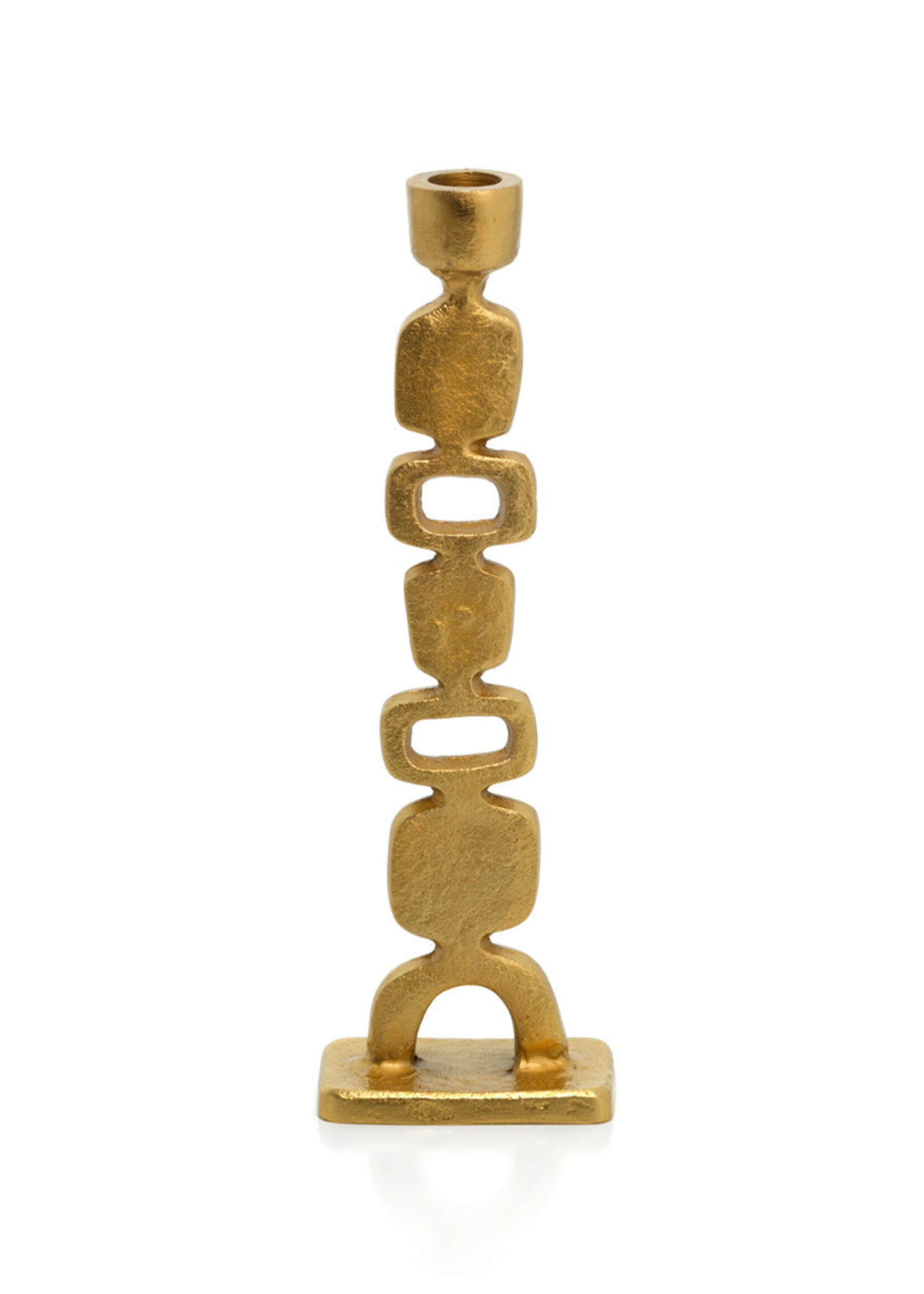 Bazar Bizar Antwerp The Totemo Candle Holder - Gold - M