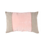 Bazar Bizar Antwerp The Velvet Divorce Cushion Cover - Natural Pink - 30x50