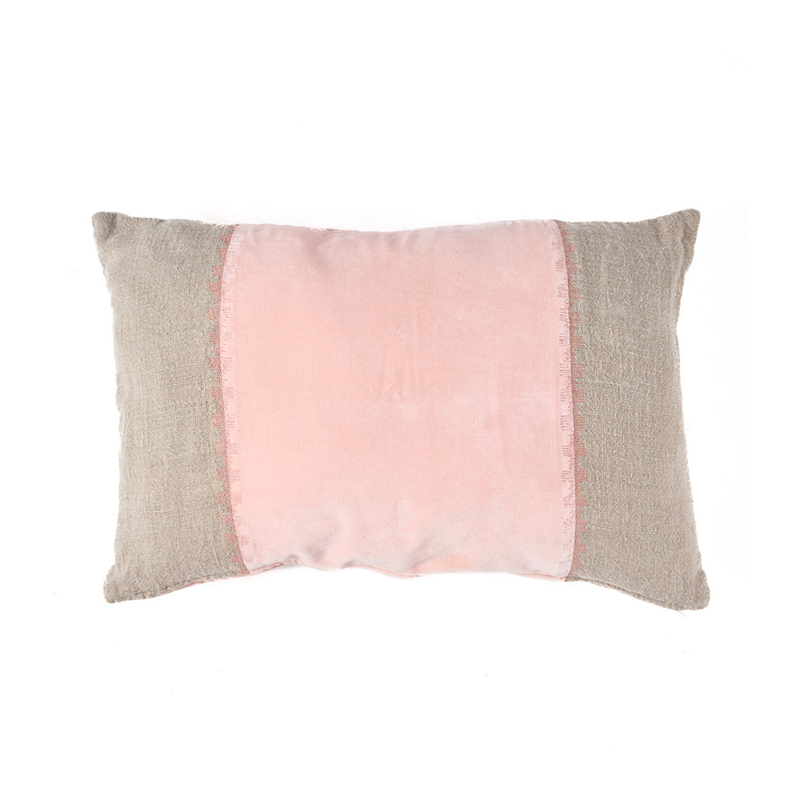 Bazar Bizar Antwerp The Velvet Divorce Cushion Cover - Natural Pink - 30x50