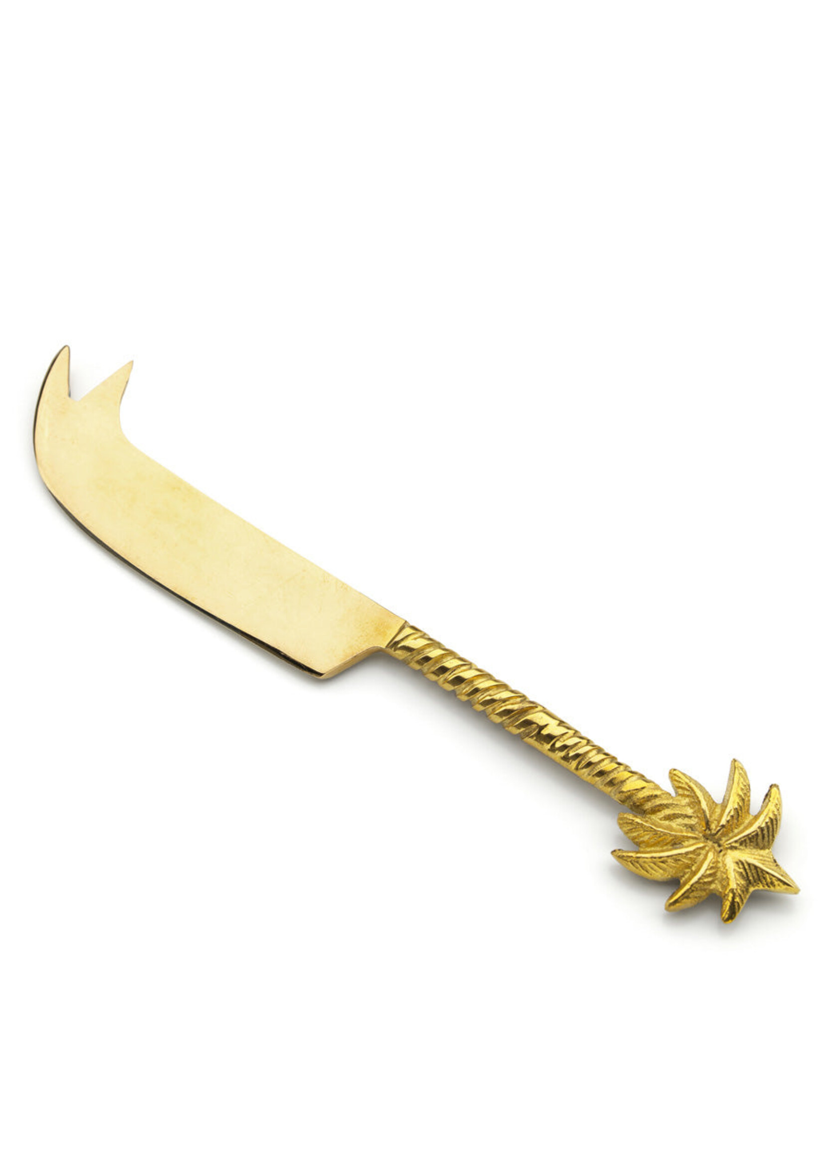 Bazar Bizar Antwerp The Palm Tree Cheese Knife - Gold