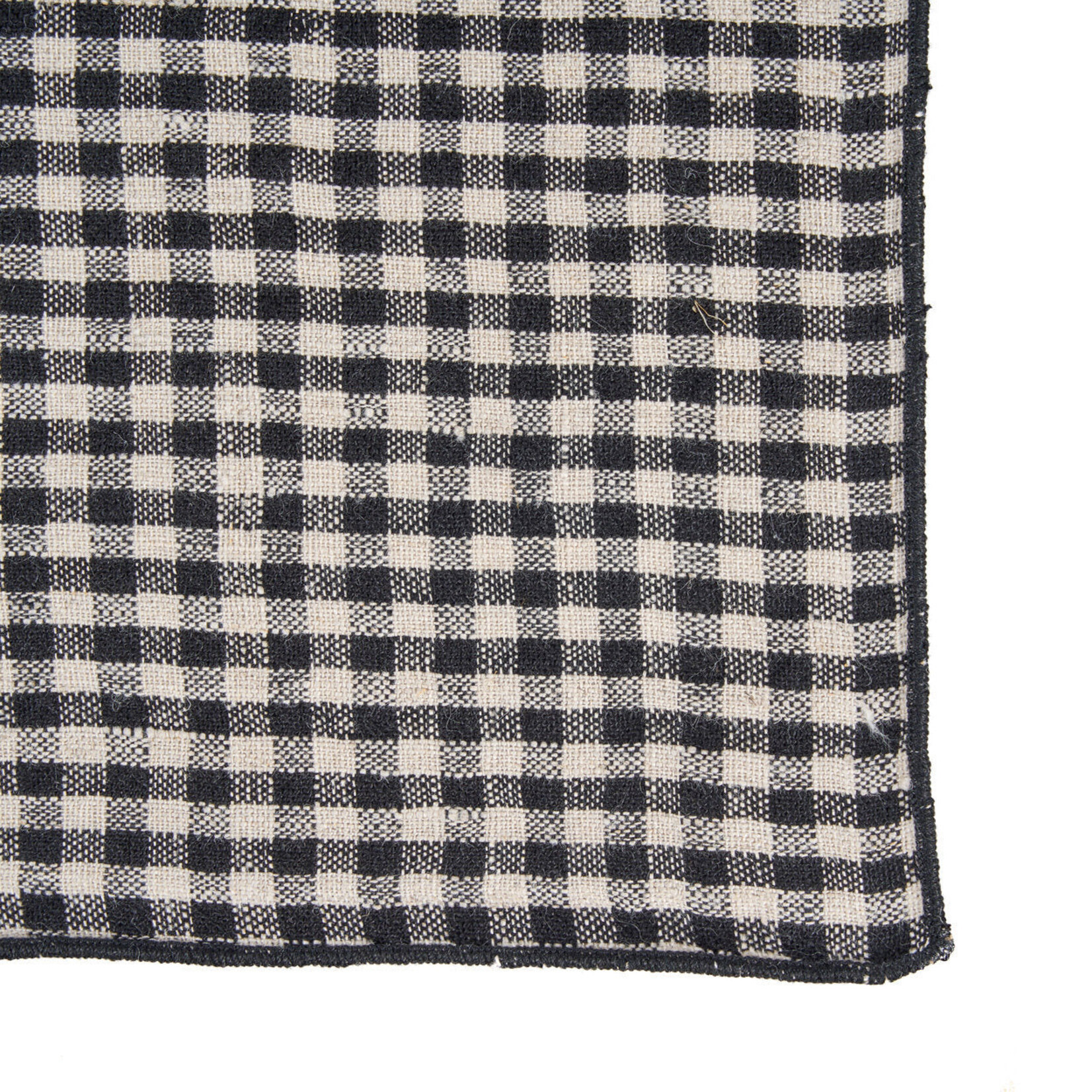 Bazar Bizar Antwerp The Picknick Napkin - Natural Black - 45x45