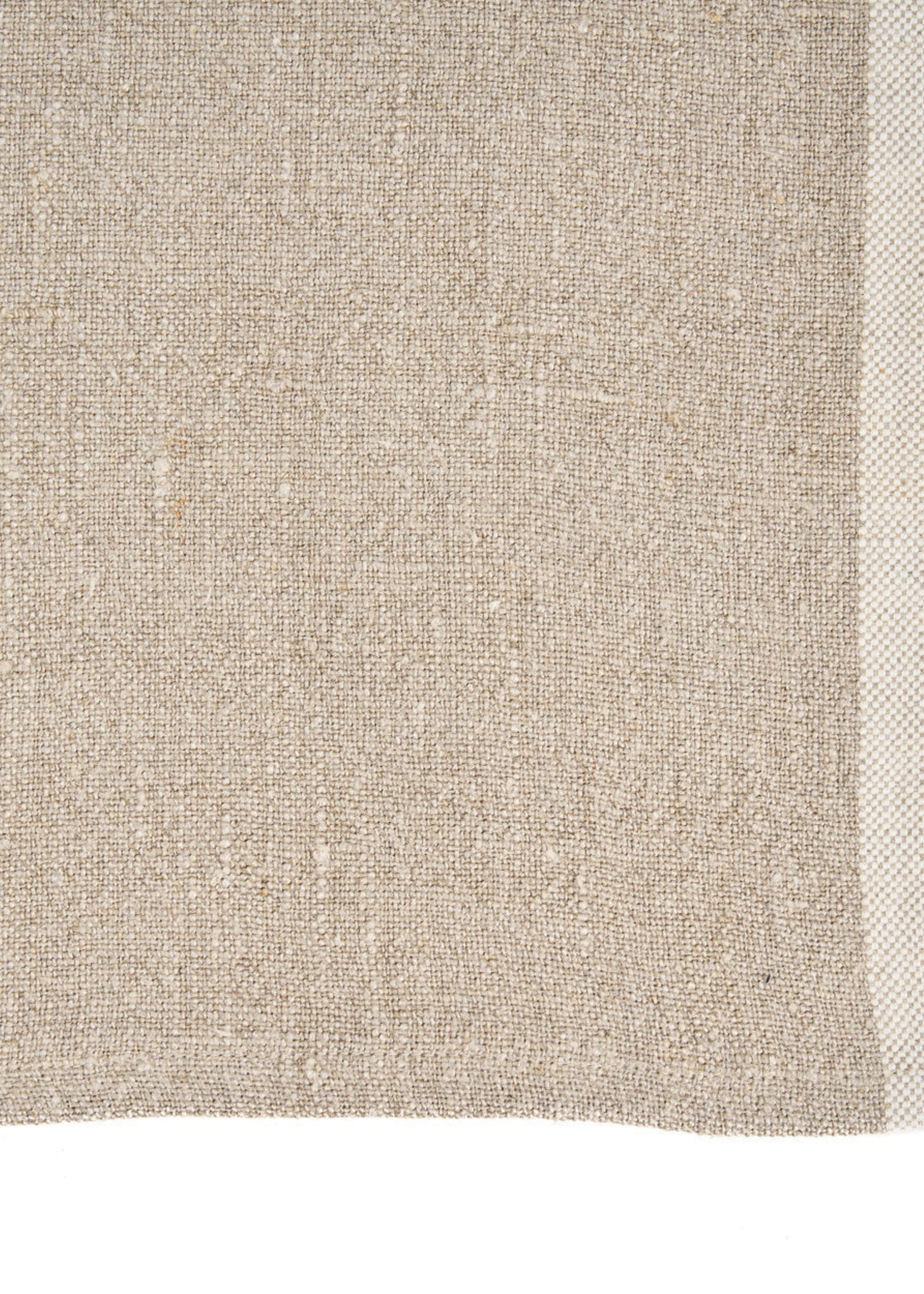 Bazar Bizar Antwerp The Linen Fish Kitchen Towel - Natural White - 50x70
