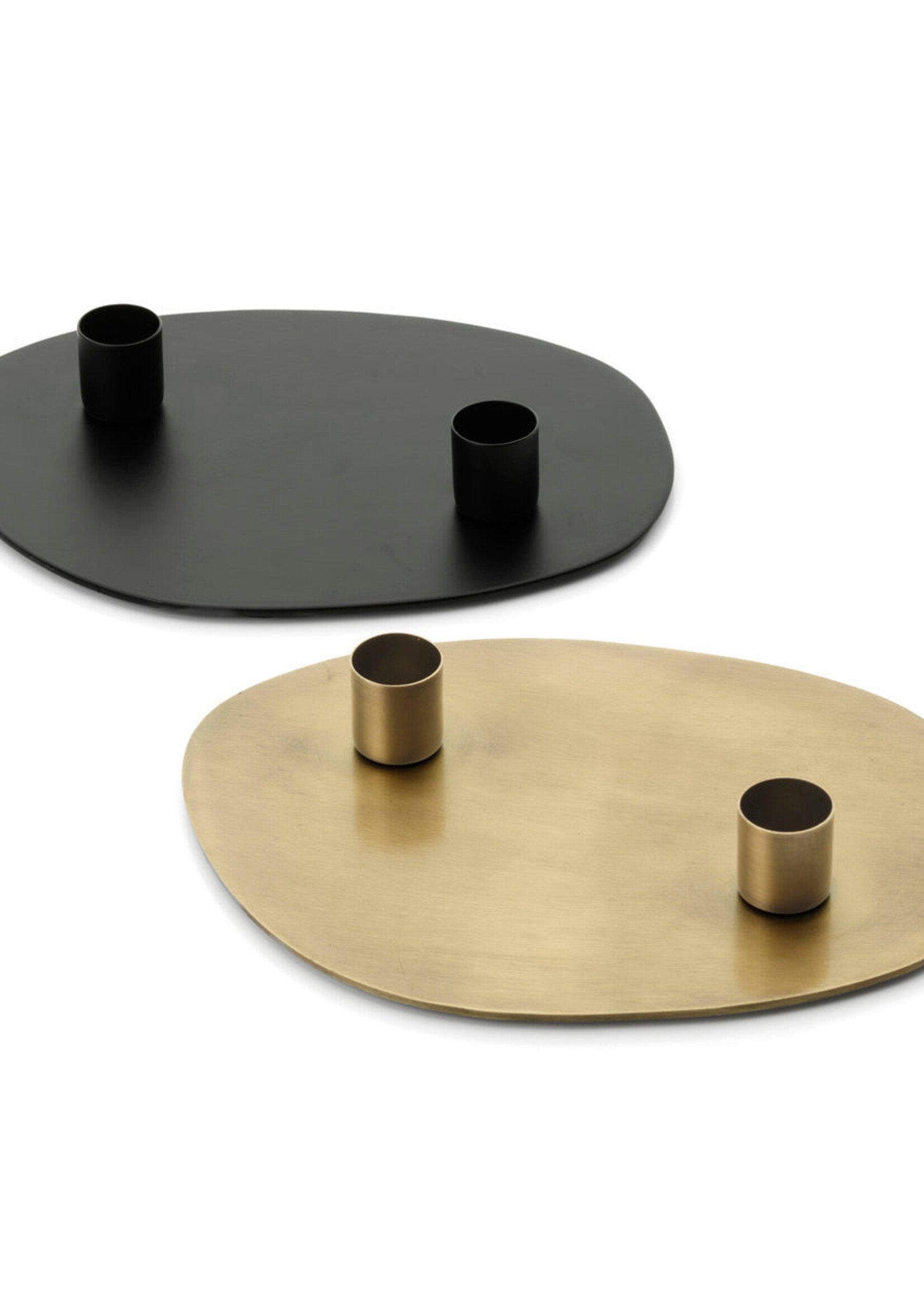 Bazar Bizar Antwerp The Glowpad Candle Holder - Black - M