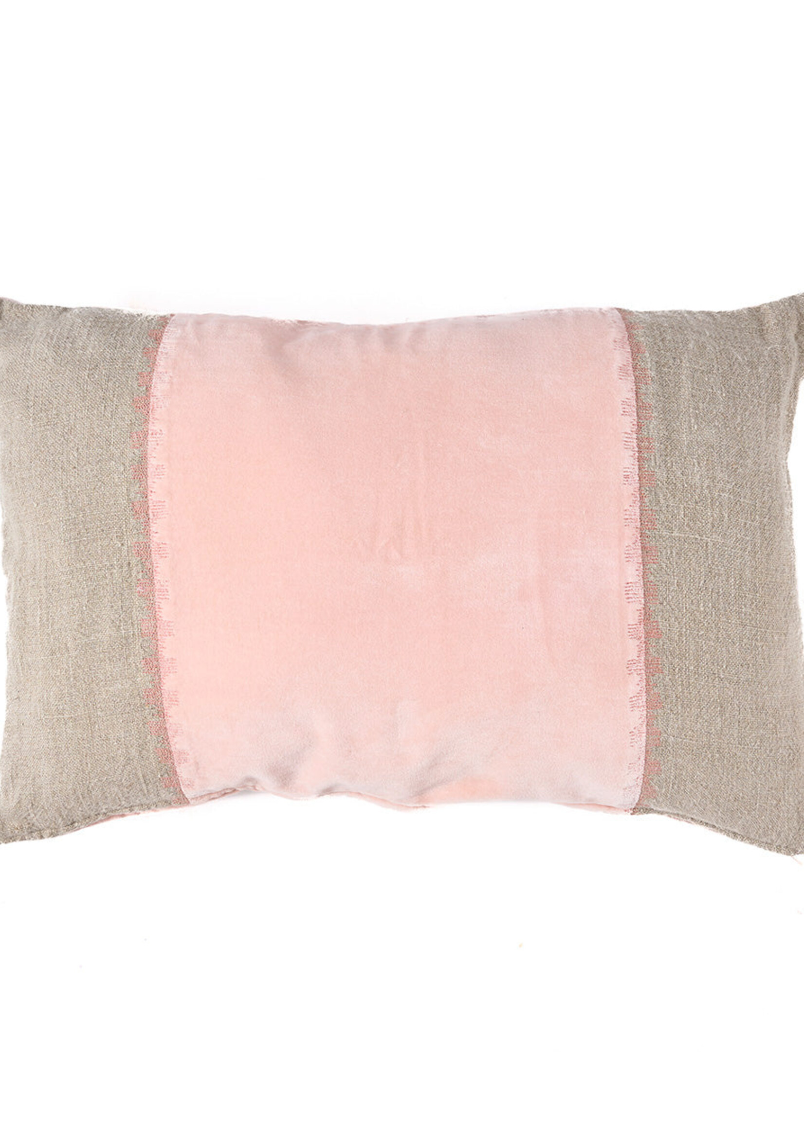 Bazar Bizar Antwerp The Velvet Divorce Cushion Cover - Natural Pink - 30x50