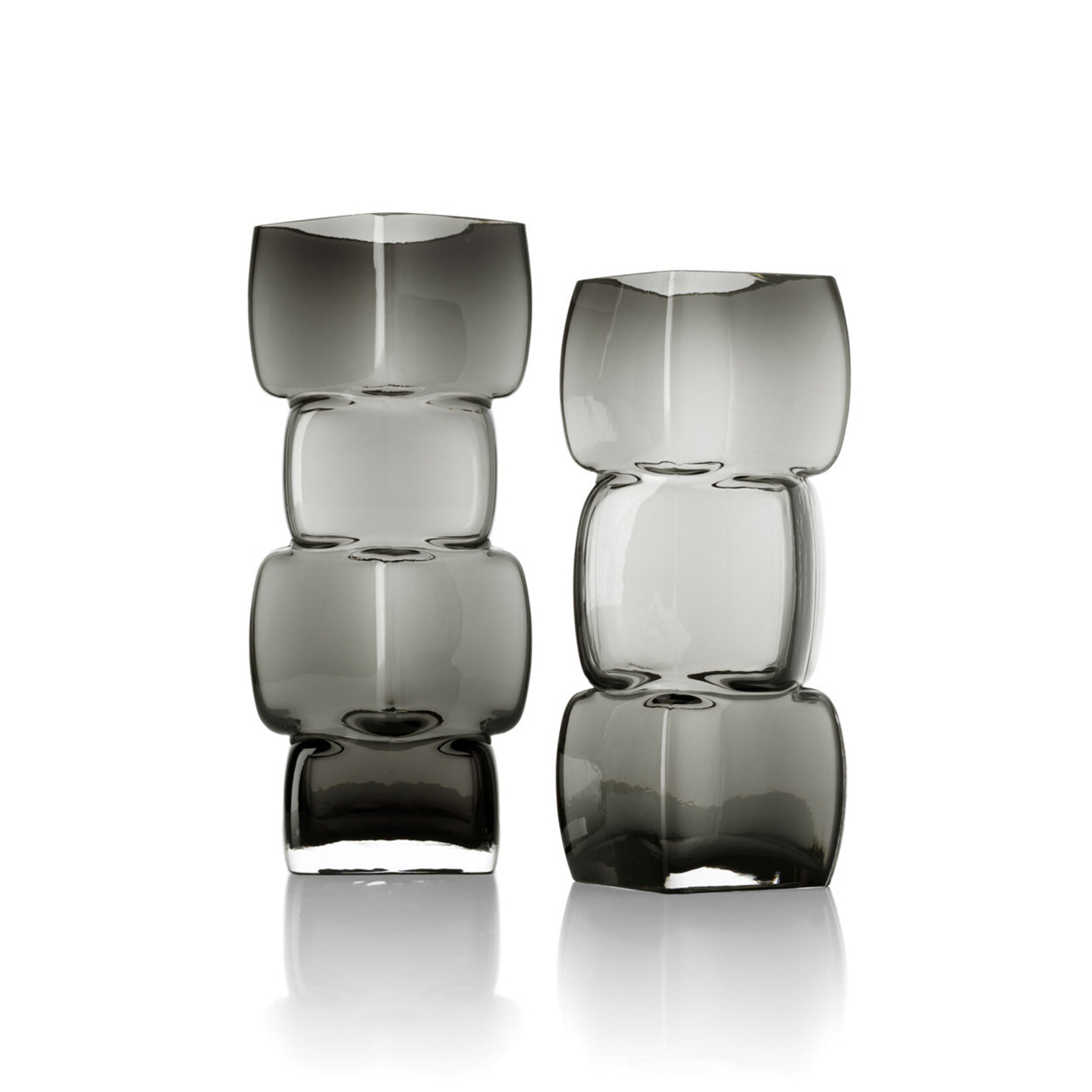 Bazar Bizar Antwerp The Cubes Vase - Dark Grey - M