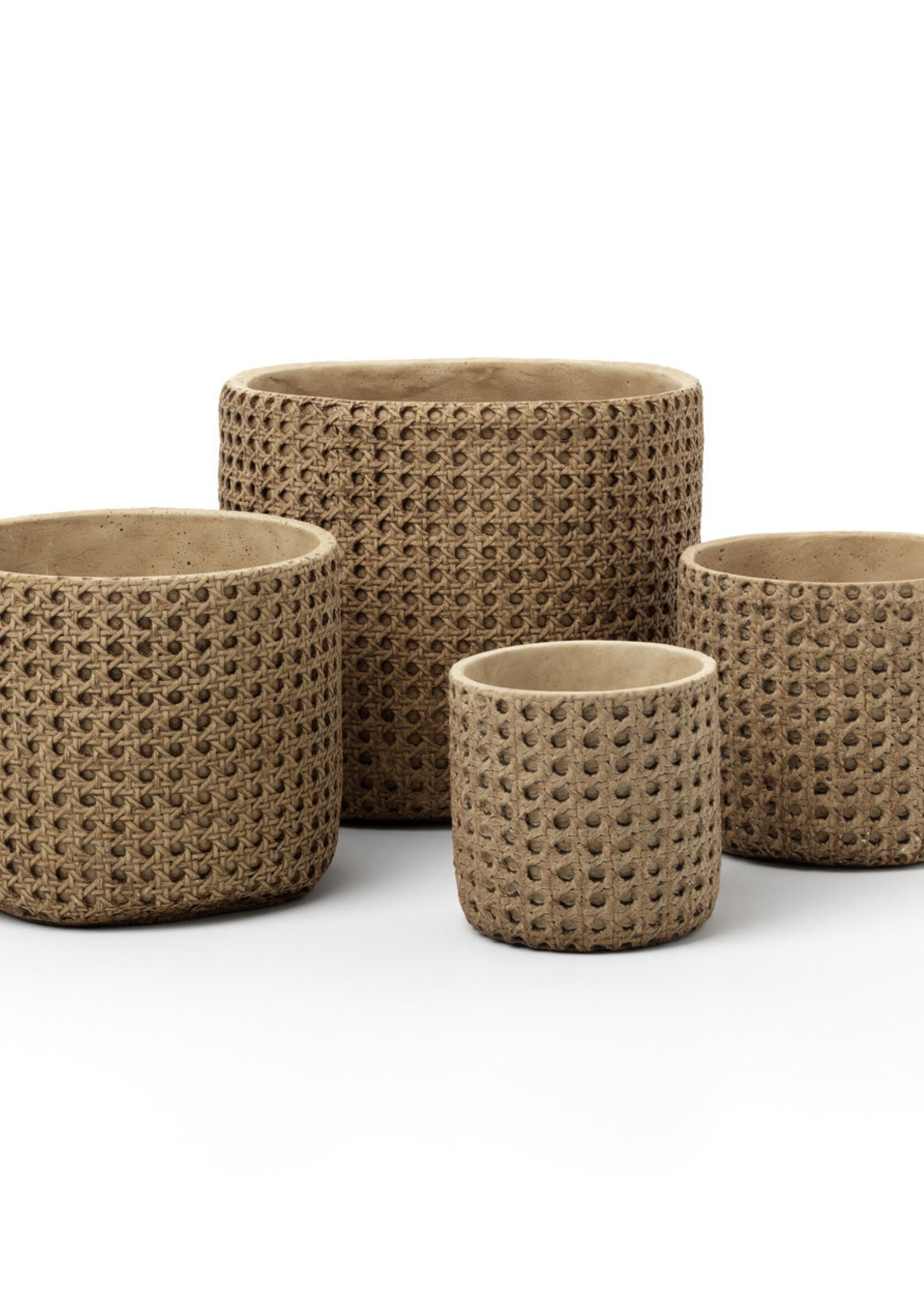 Bazar Bizar Antwerp The RattanRock Planter - Natural - XL