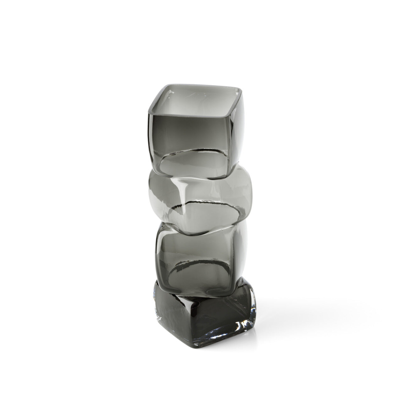 Bazar Bizar Antwerp The Cubes Vase - Dark Grey - L