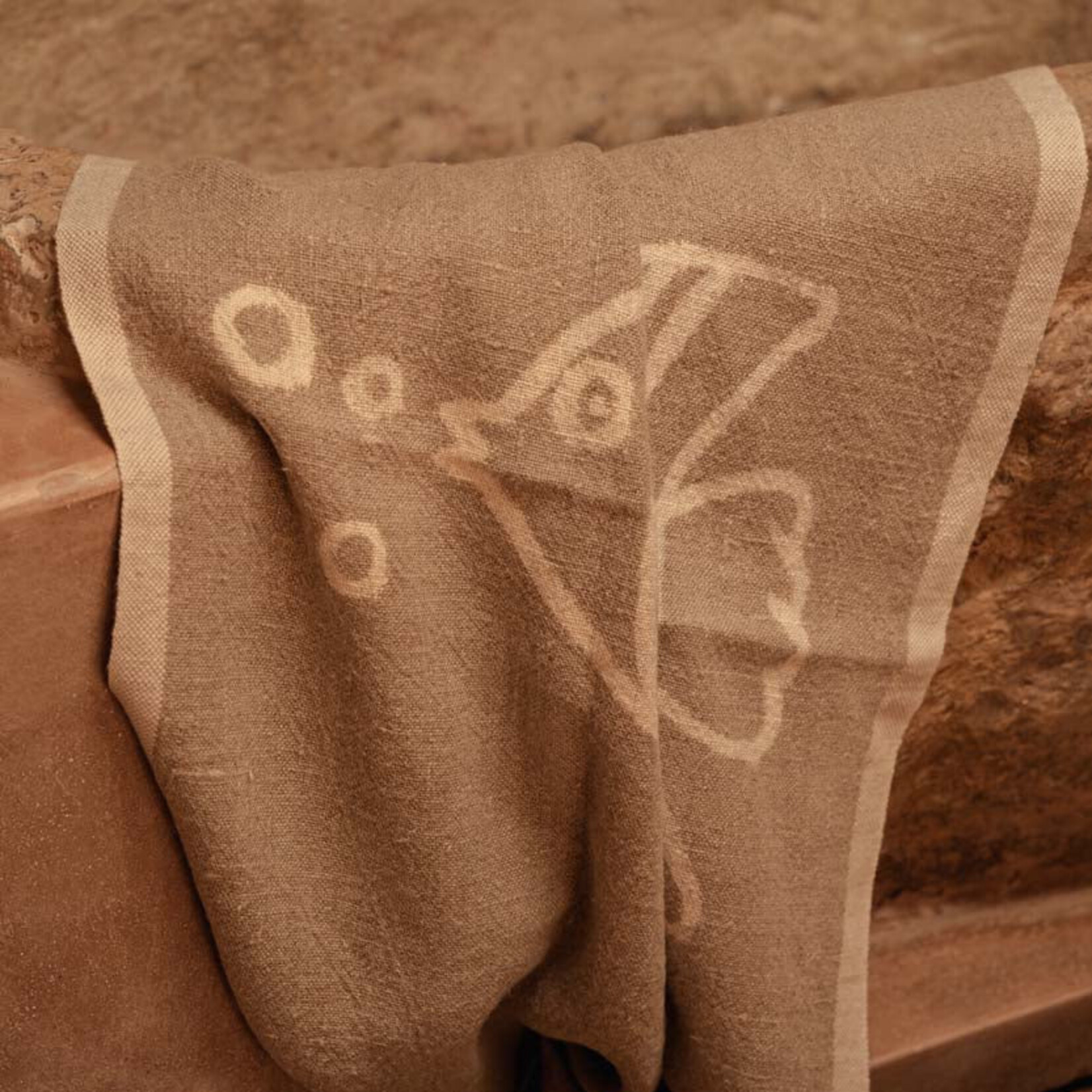 Bazar Bizar Antwerp The Linen Fish Kitchen Towel - Natural White - 50x70