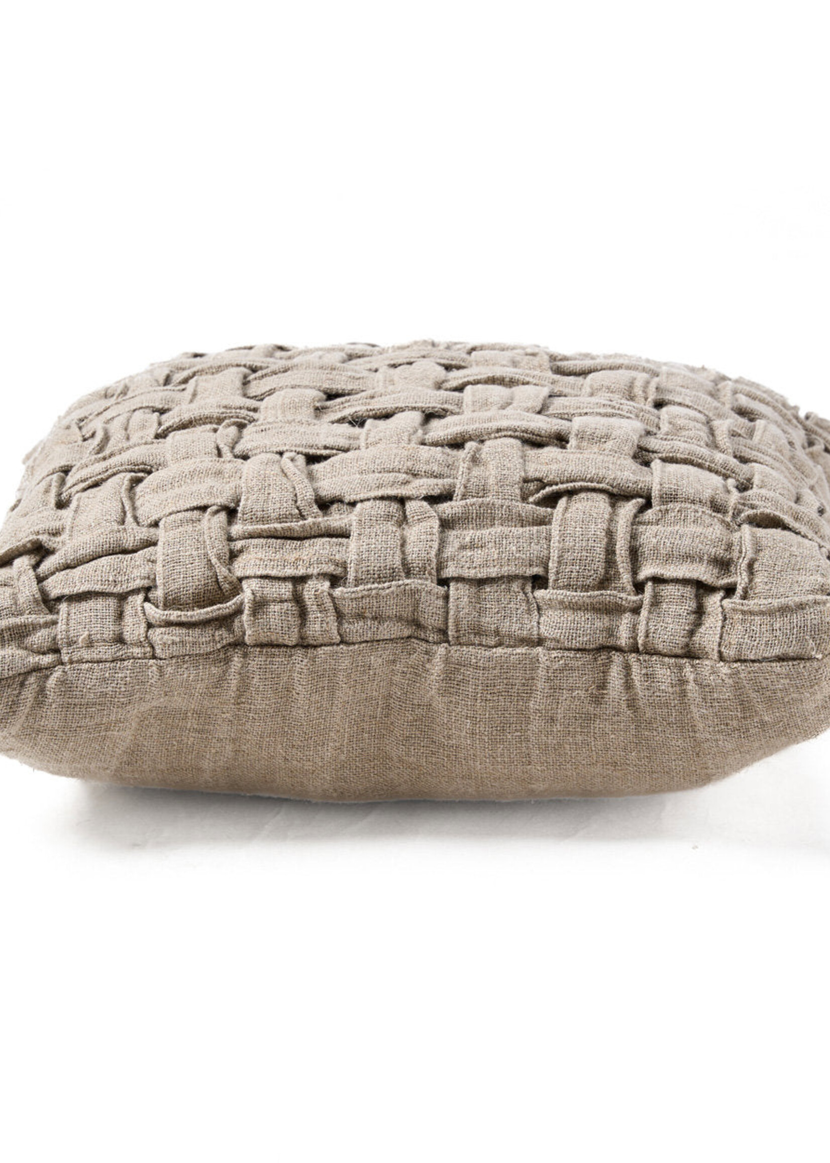 Bazar Bizar Antwerp The Linen Crosier Cushion Cover - Natural