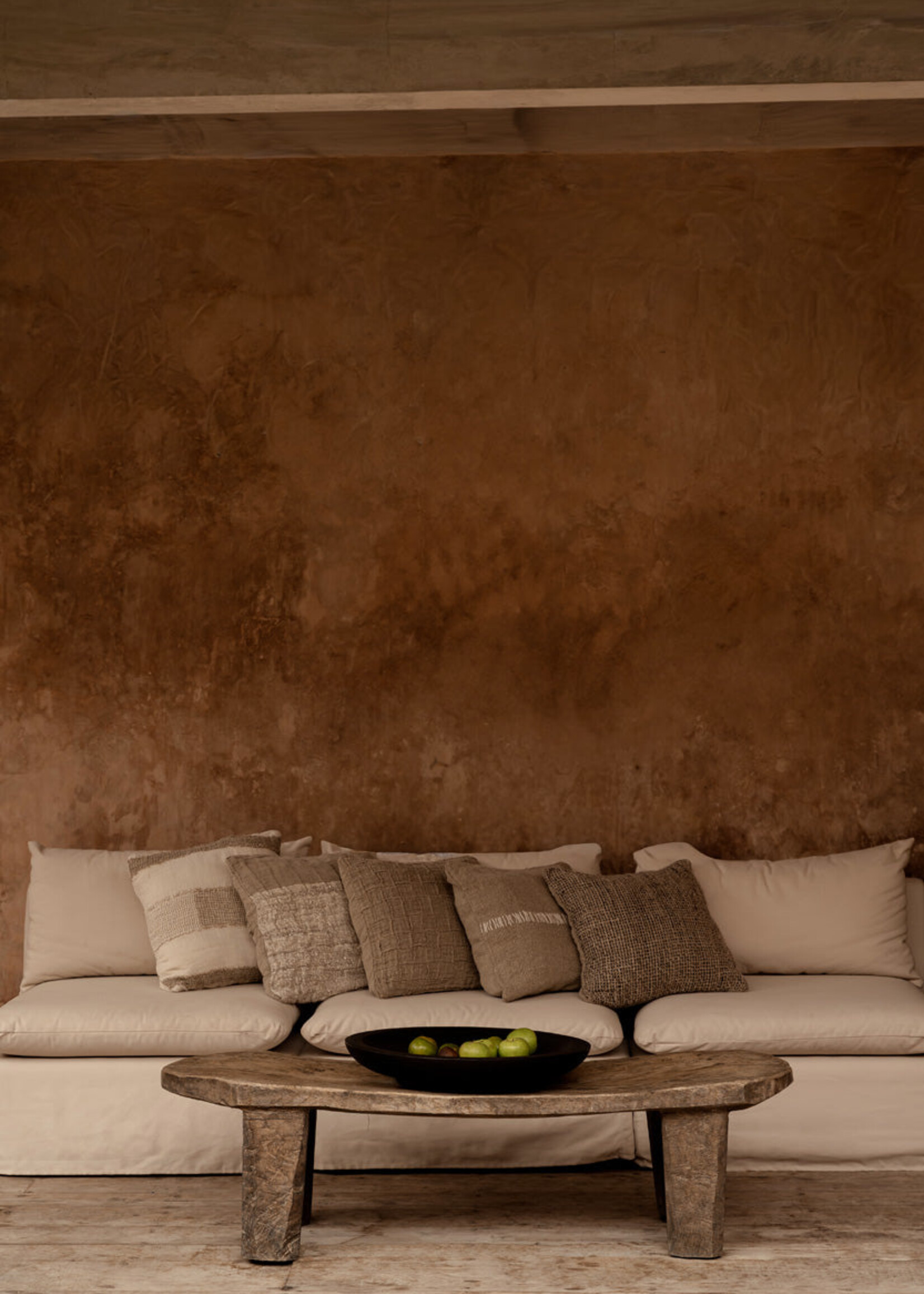 Bazar Bizar Antwerp The Linen Threads Cushion Cover - White Natural
