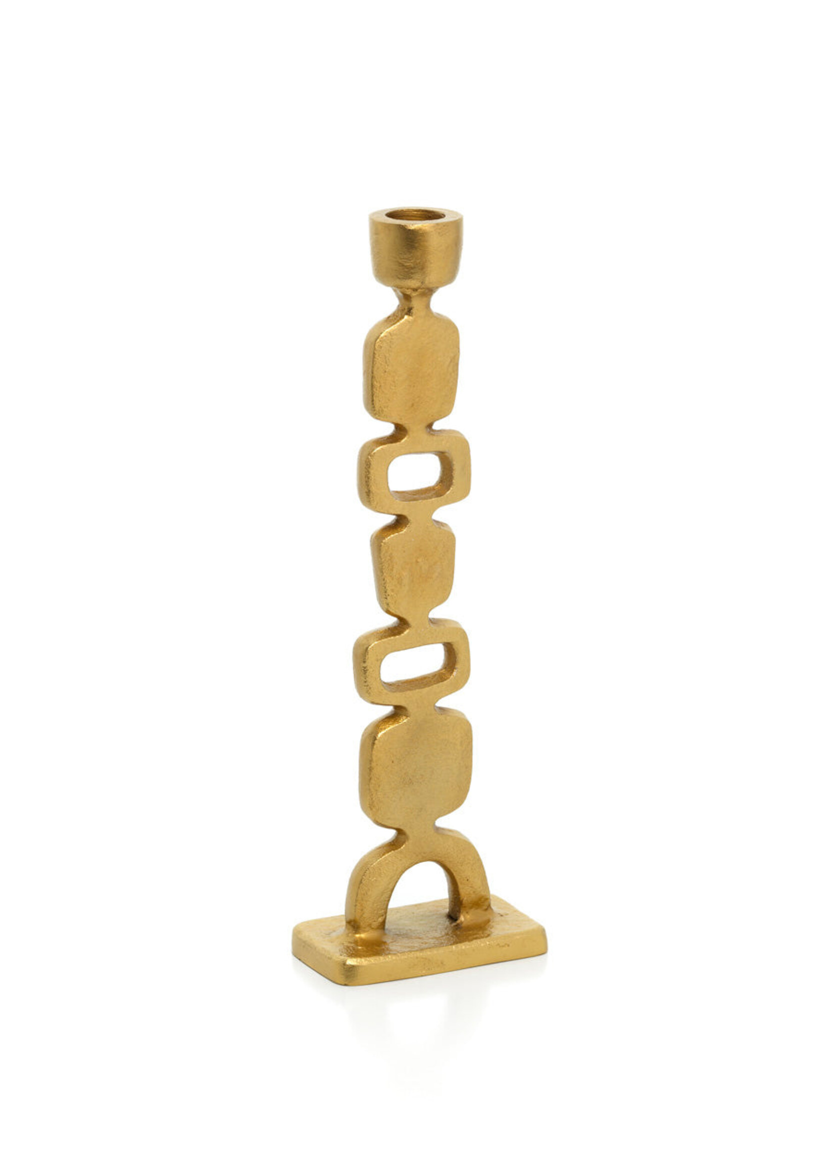 Bazar Bizar Antwerp The Totemo Candle Holder - Gold - M