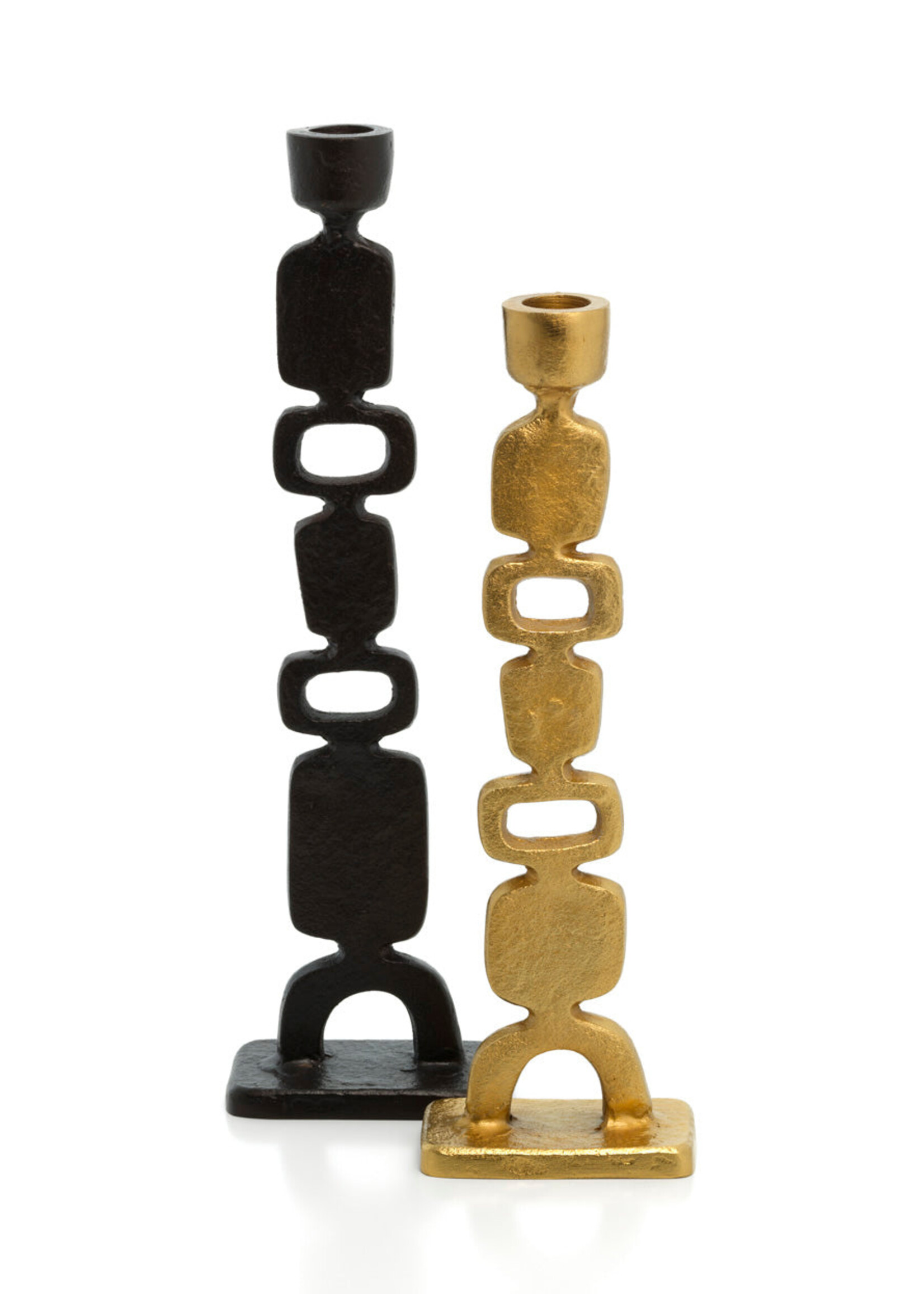 Bazar Bizar Antwerp The Totemo Candle Holder - Gold - M