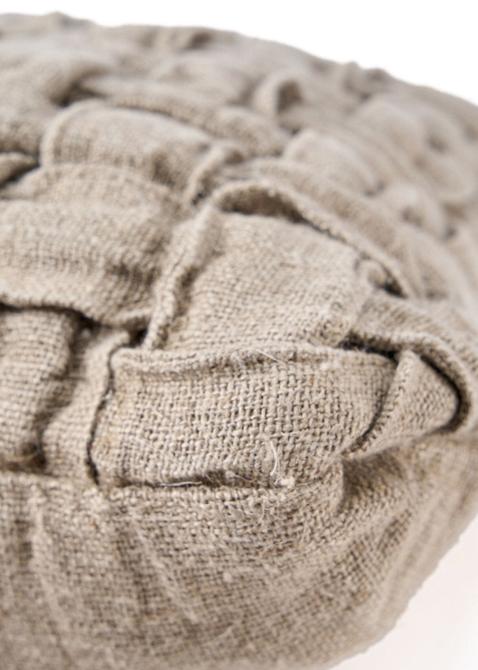 Bazar Bizar Antwerp The Linen Crosier Cushion Cover - Natural
