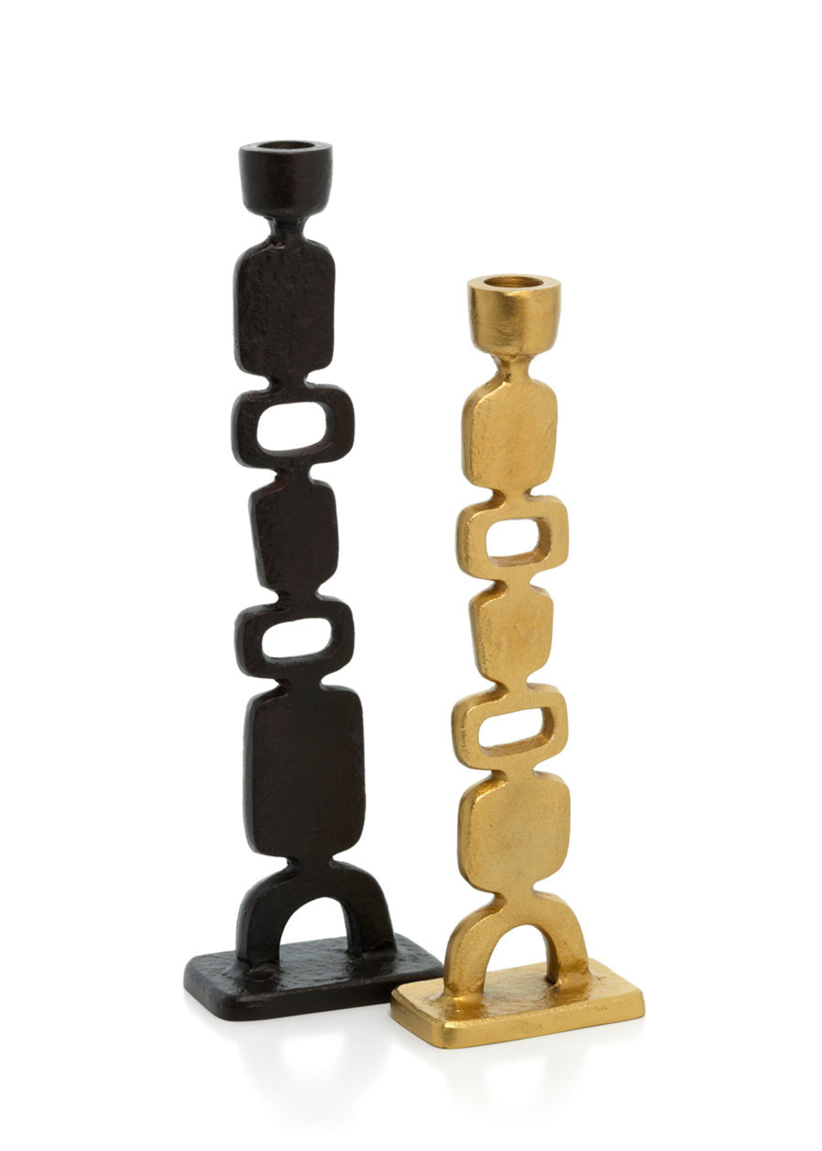 Bazar Bizar Antwerp The Totemo Candle Holder - Gold - M