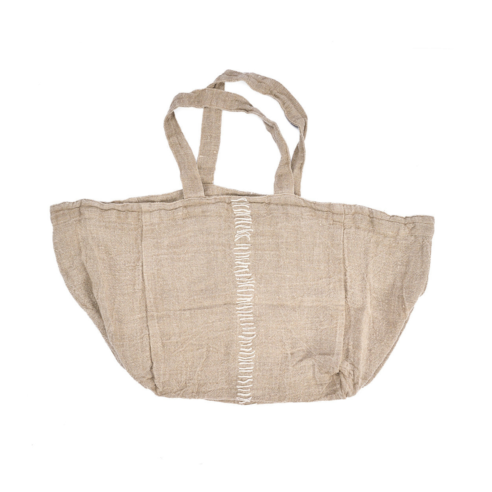 Bazar Bizar Antwerp The Tote-ally Linen Shopper - Natural