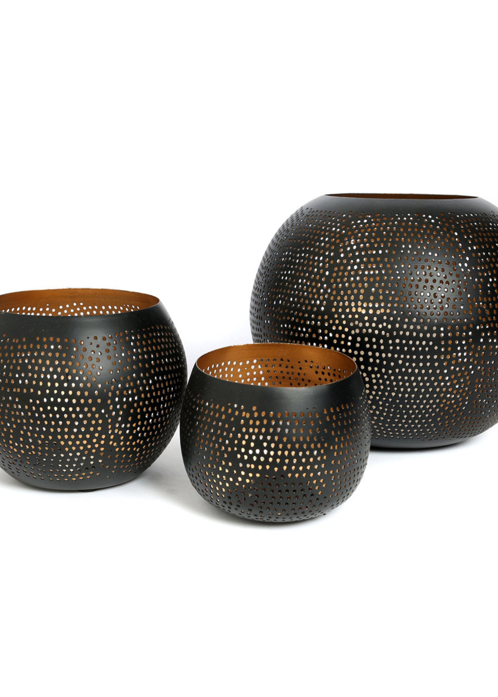 Bazar Bizar Antwerp The Pierced Ball - Black Gold - L