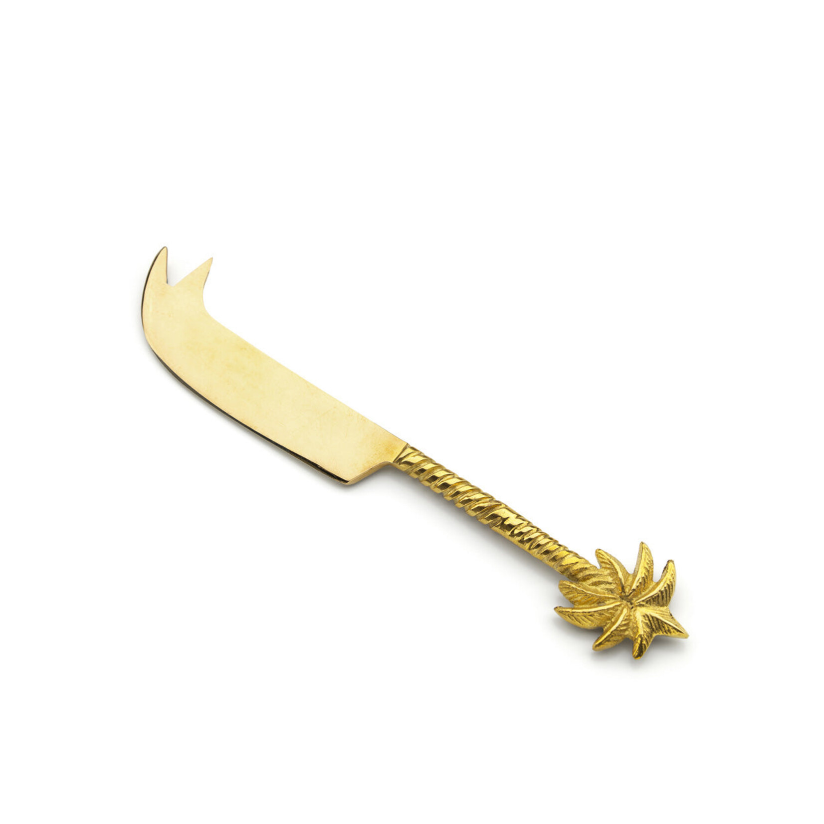 Bazar Bizar Antwerp The Palm Tree Cheese Knife - Gold
