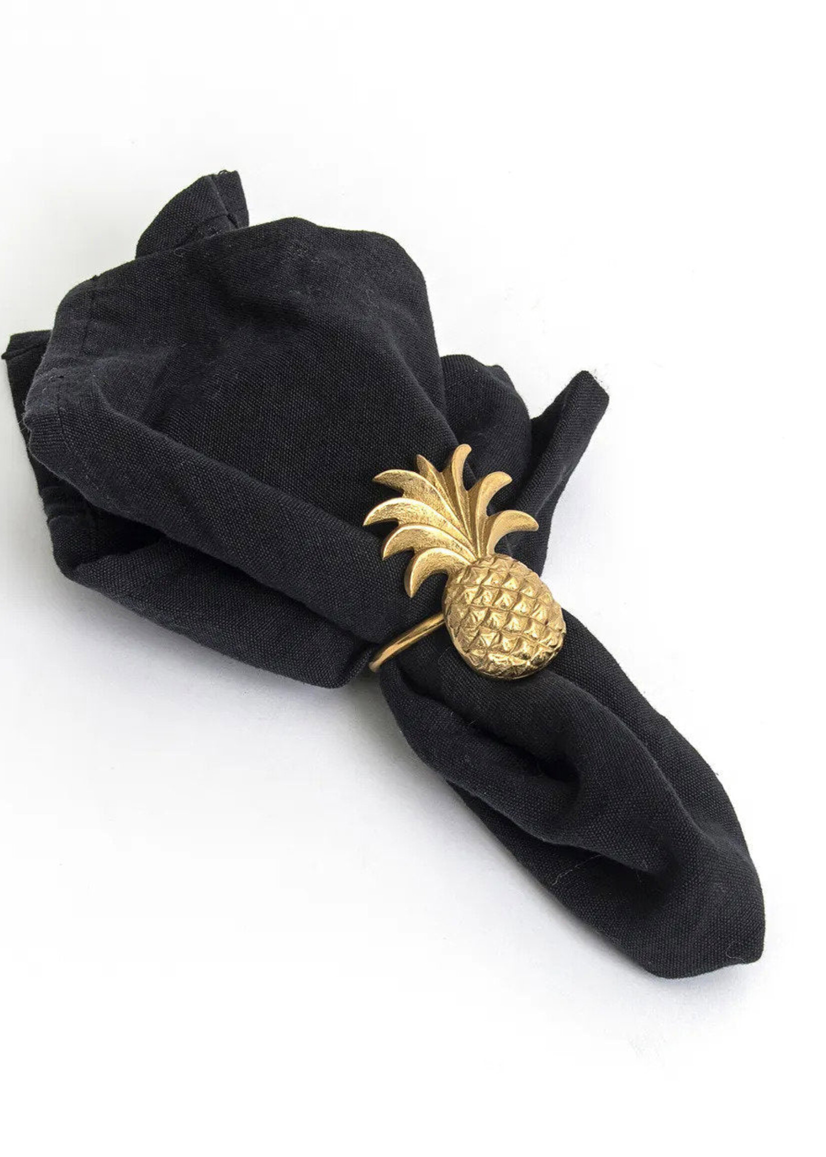 Bazar Bizar Antwerp The Pineapple Napkin Ring - Gold