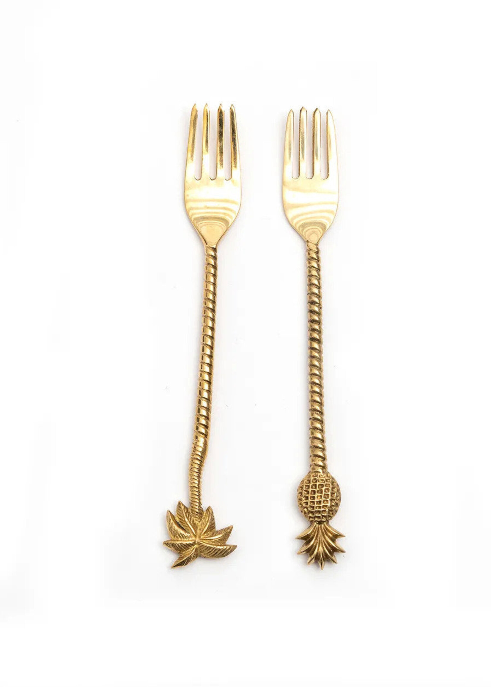 Bazar Bizar Antwerp The Palm Tree Fork - Gold