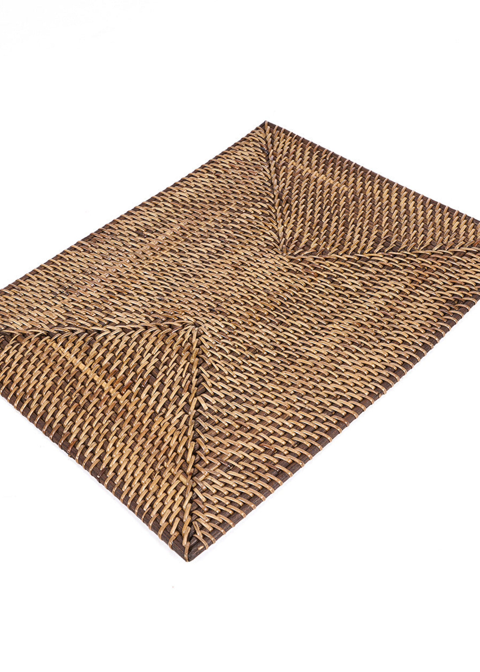 Bazar Bizar Antwerp The Colonial Rectangular Placemat - Natural Brown