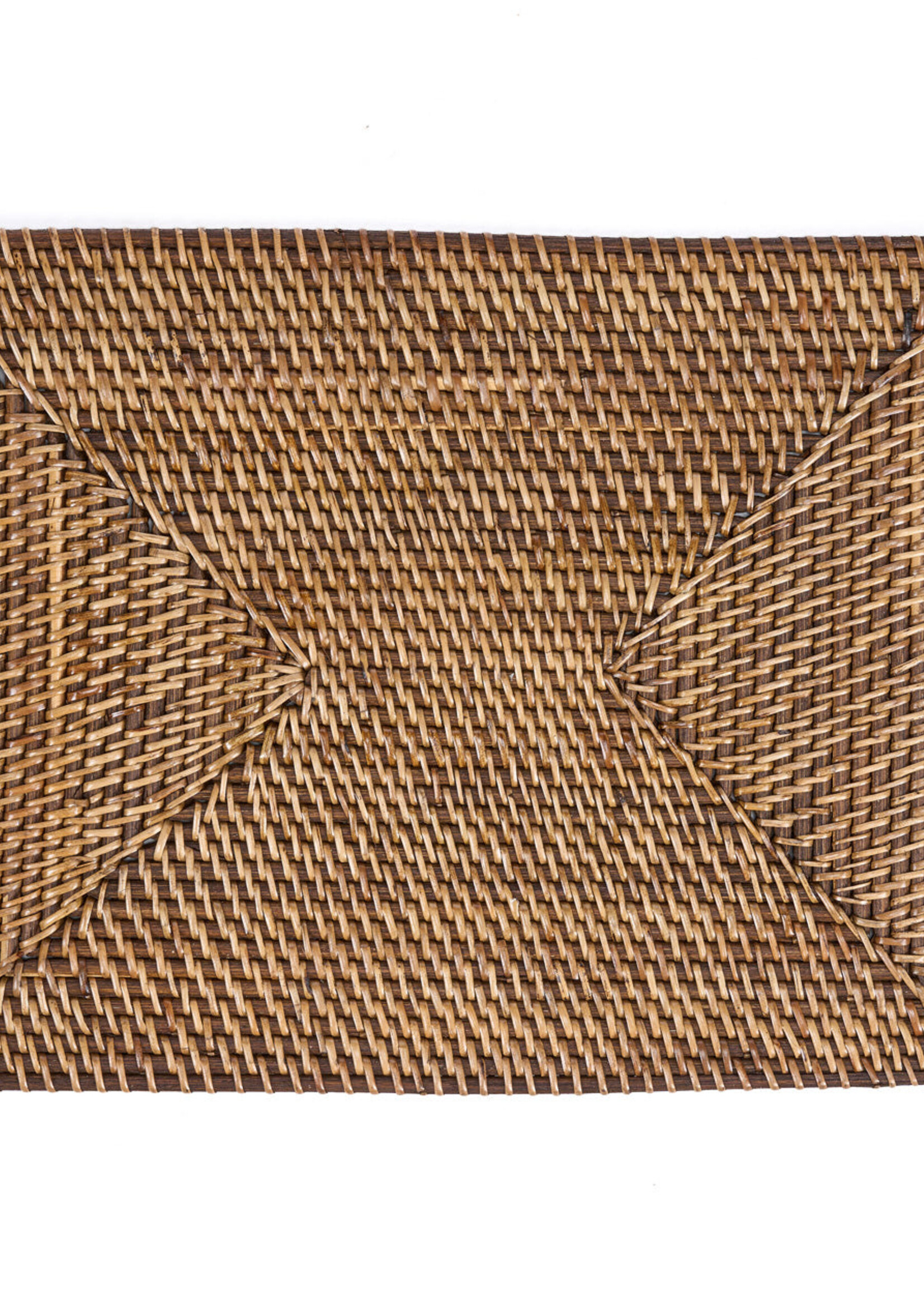 Bazar Bizar Antwerp The Colonial Rectangular Placemat - Natural Brown