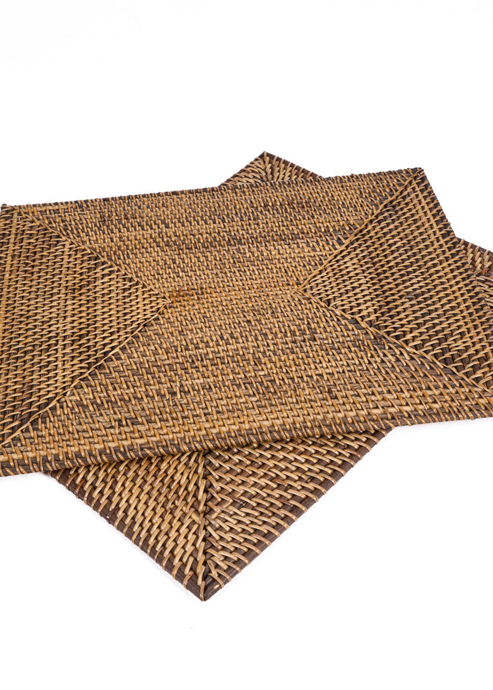 Bazar Bizar Antwerp The Colonial Rectangular Placemat - Natural Brown