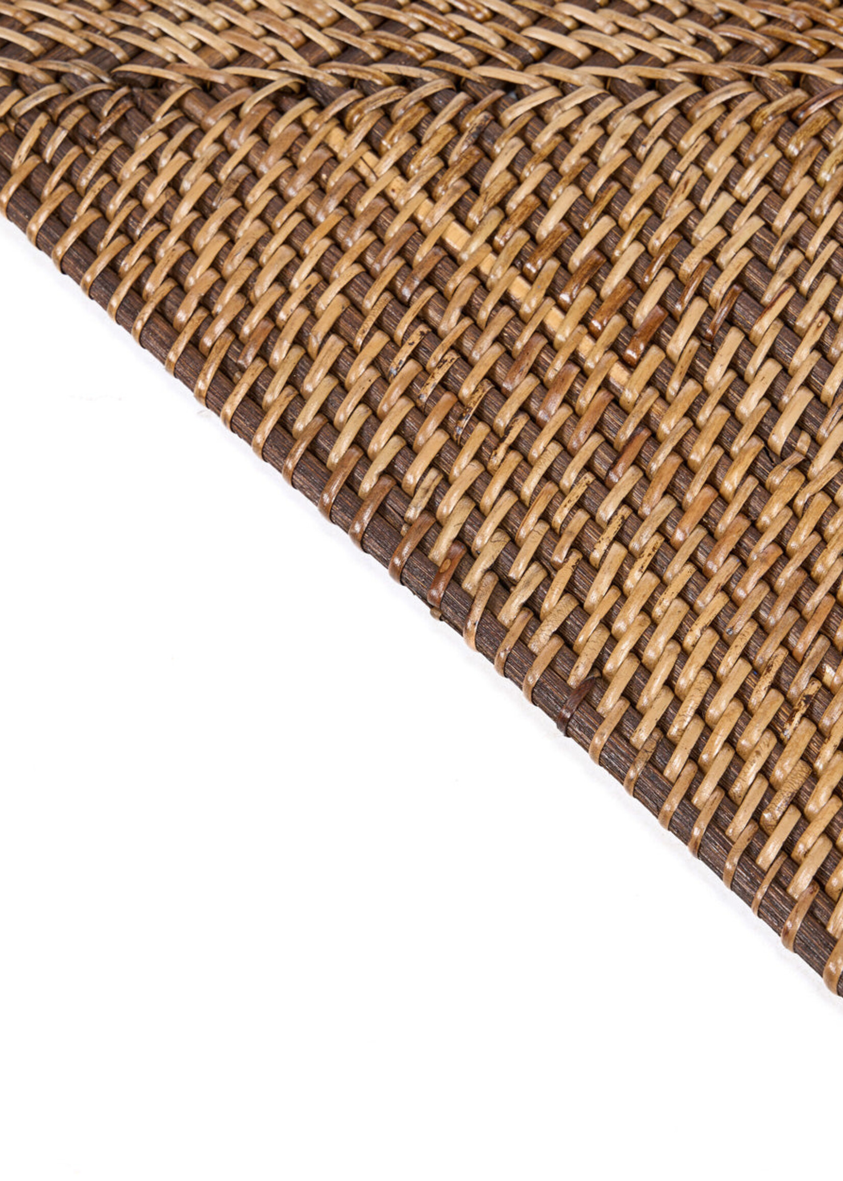 Bazar Bizar Antwerp The Colonial Rectangular Placemat - Natural Brown