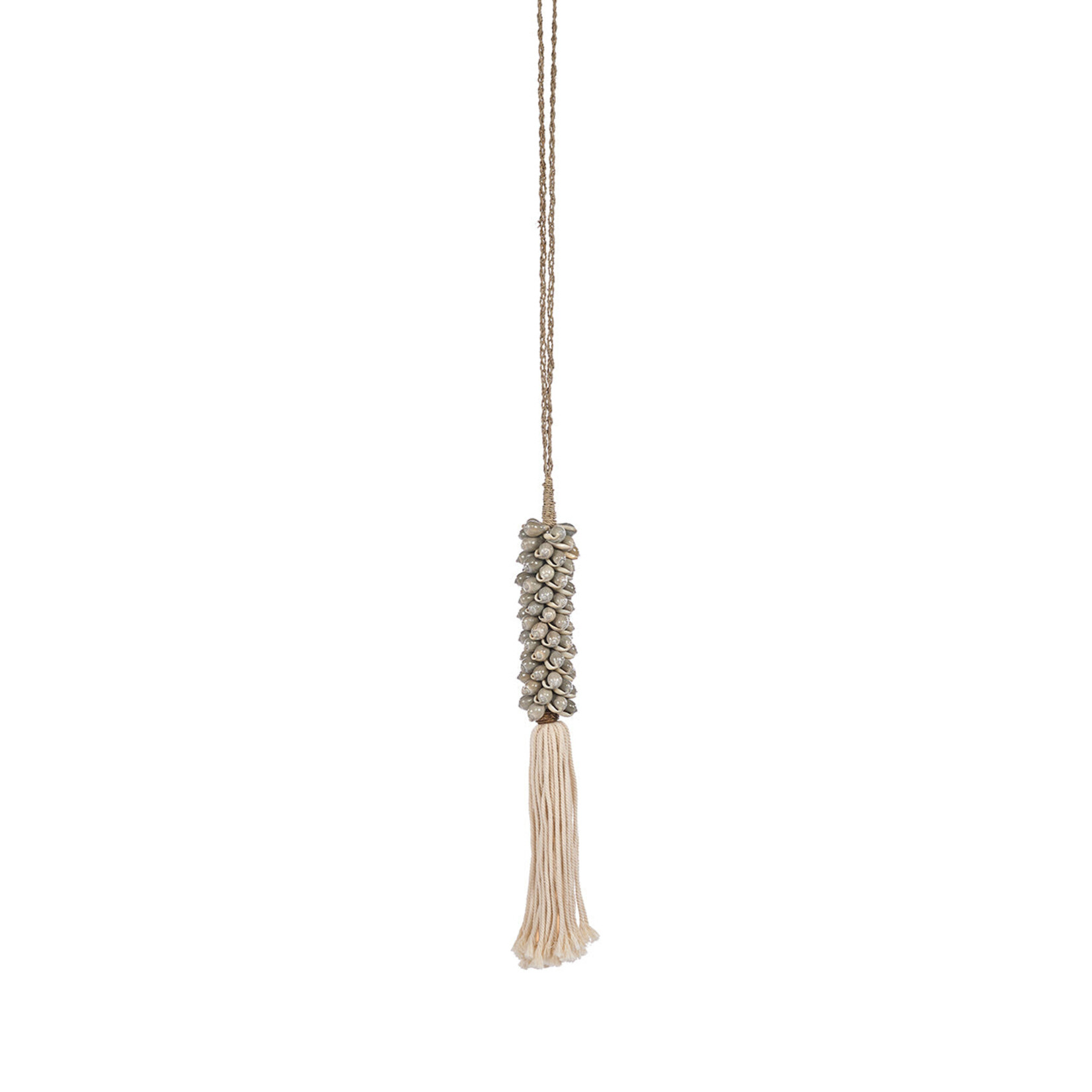 Bazar Bizar Antwerp The Shell & Cotton Tassel - Grey