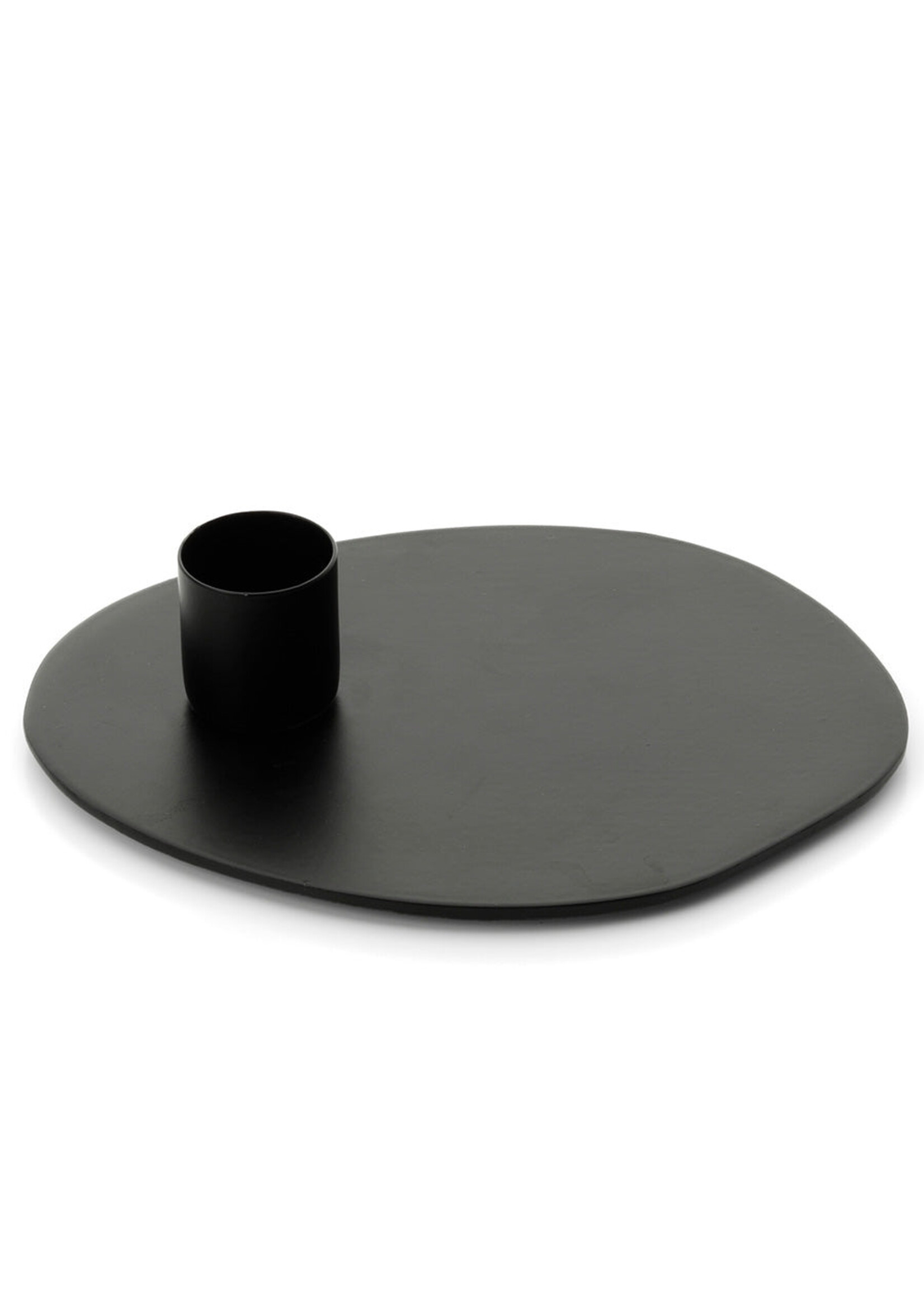 Bazar Bizar Antwerp The Glowpad Candle Holder - Black - S