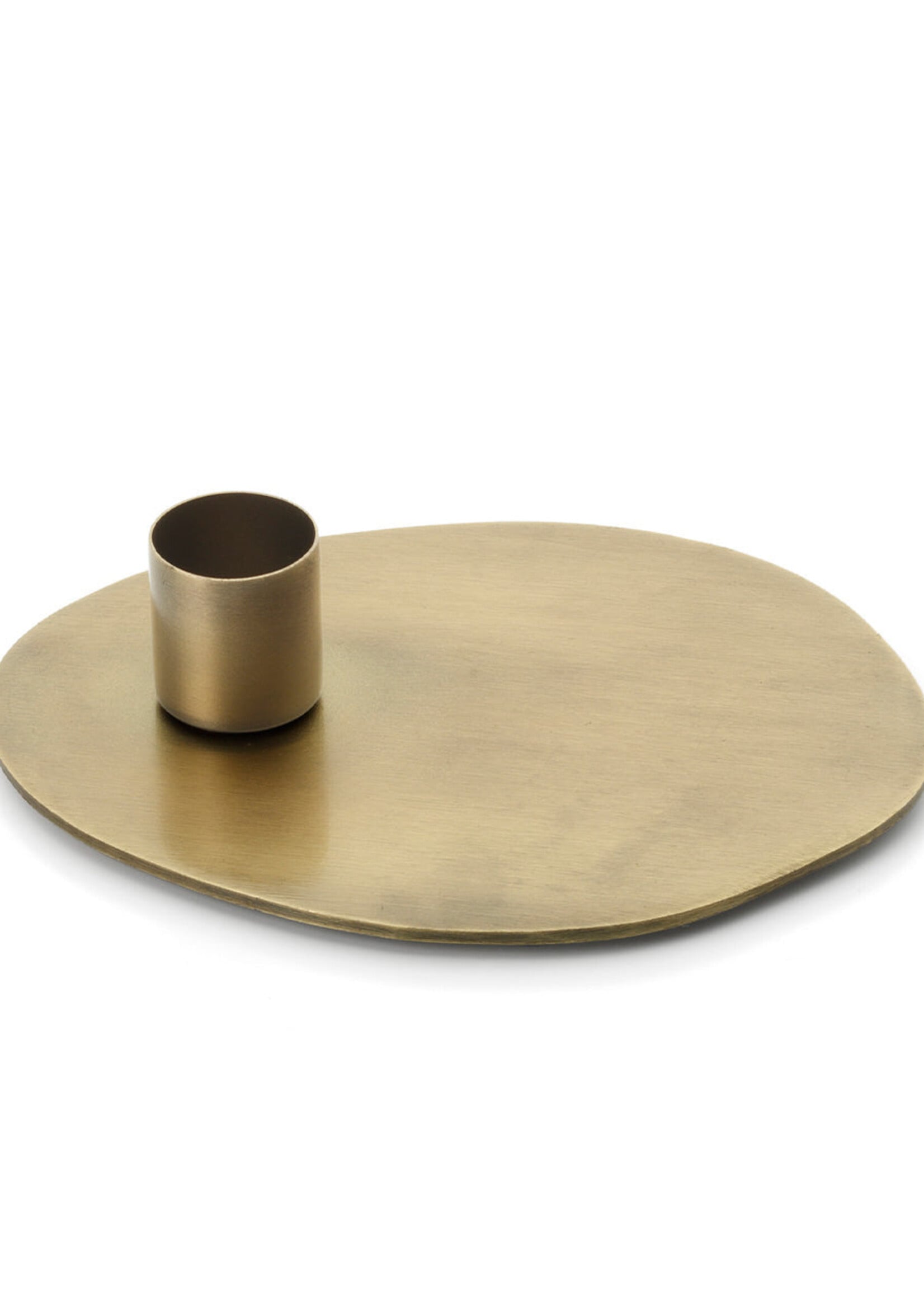 Bazar Bizar Antwerp The Glowpad Candle Holder - Gold - S