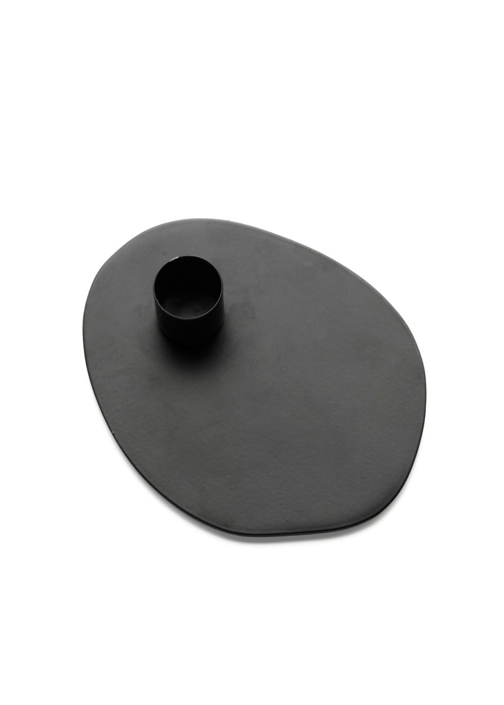 Bazar Bizar Antwerp The Glowpad Candle Holder - Black - S