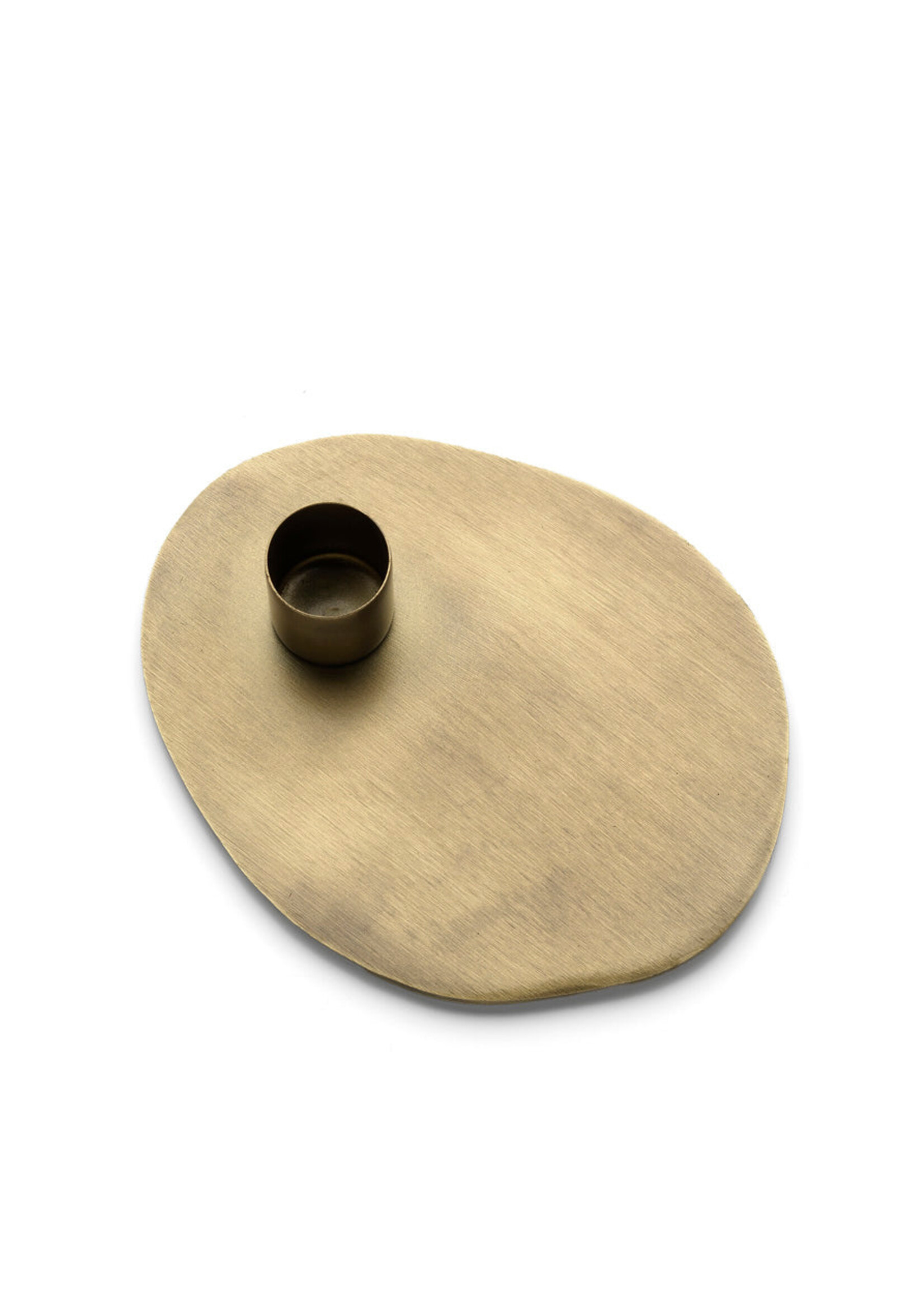 Bazar Bizar Antwerp The Glowpad Candle Holder - Gold - S