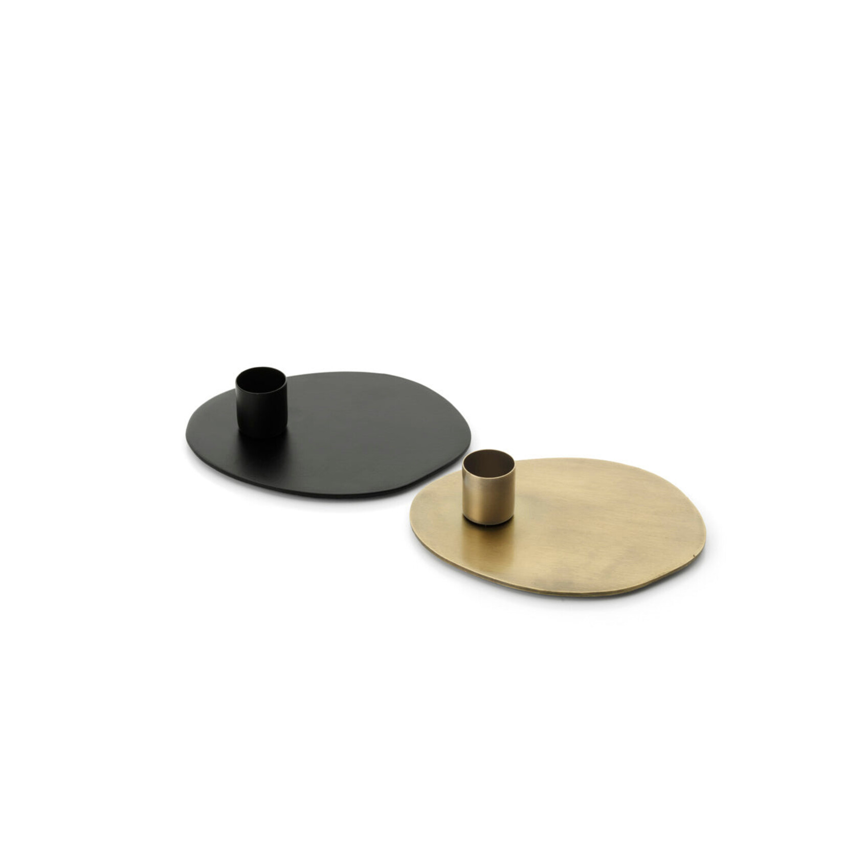 Bazar Bizar Antwerp The Glowpad Candle Holder - Black - S
