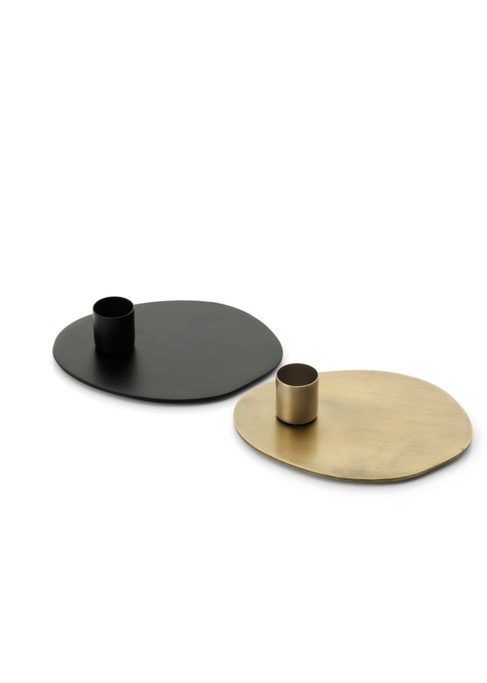Bazar Bizar Antwerp The Glowpad Candle Holder - Black - S