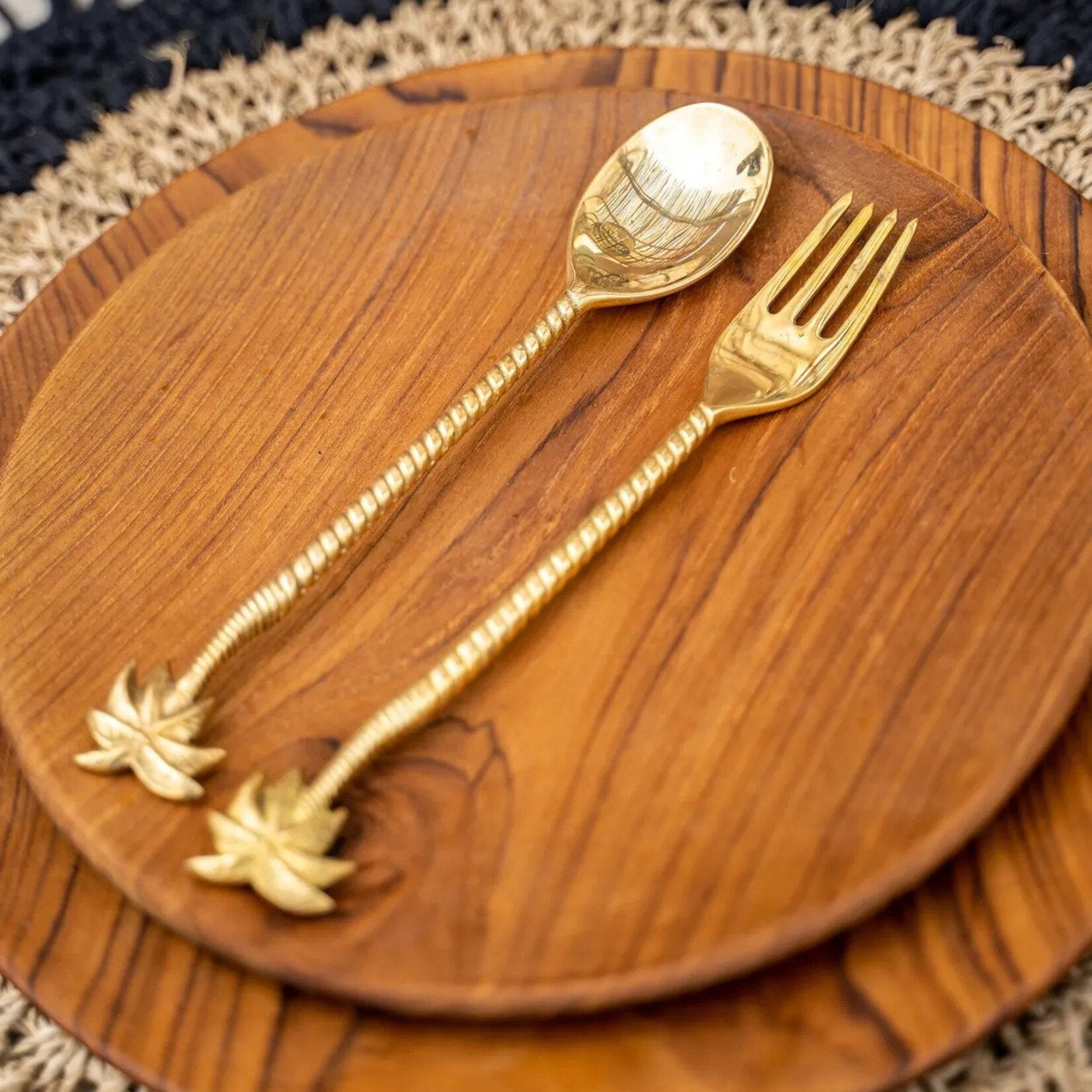 Bazar Bizar Antwerp The Palm Tree Fork - Gold