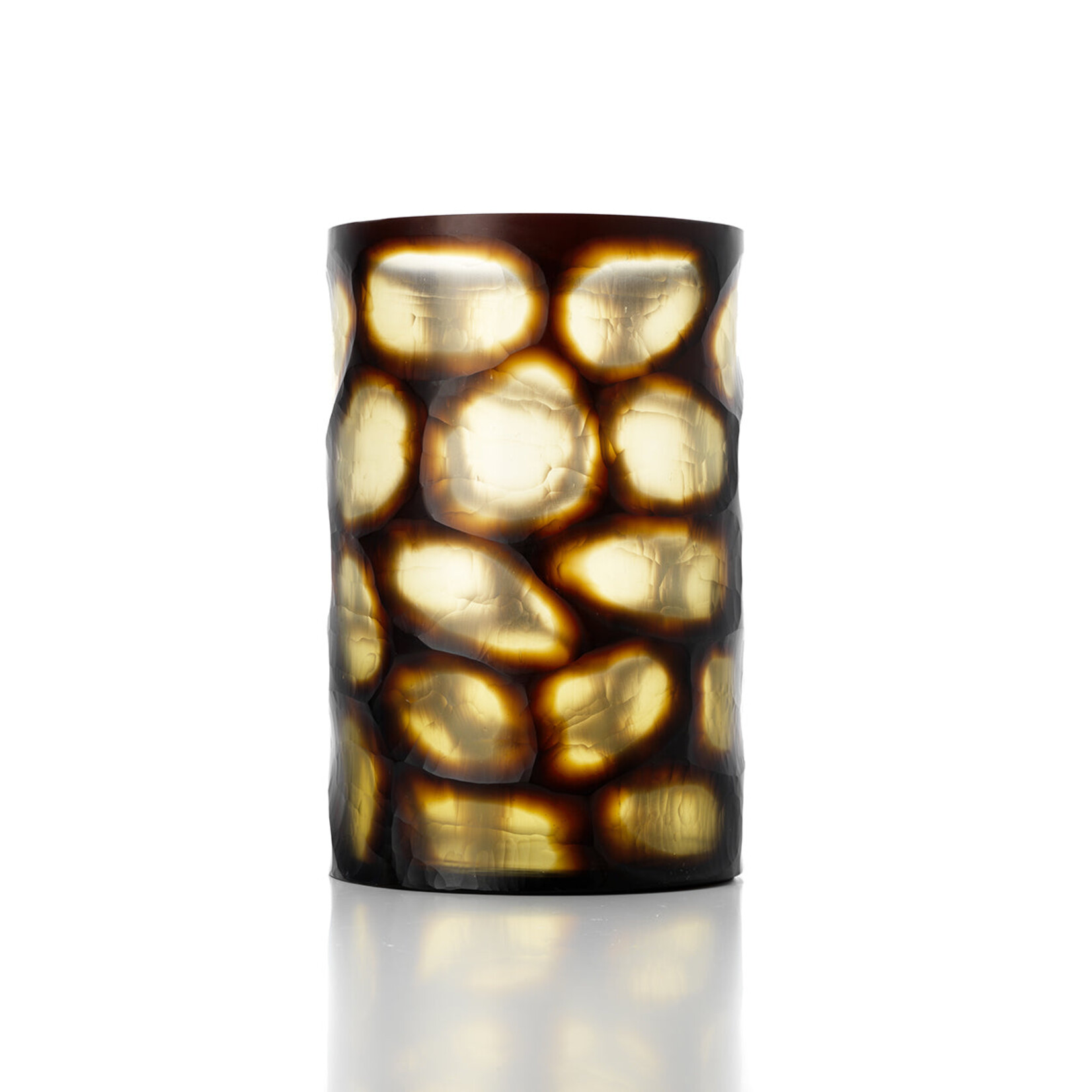 Bazar Bizar Antwerp The Vague Dorée Vase - Honey - XL