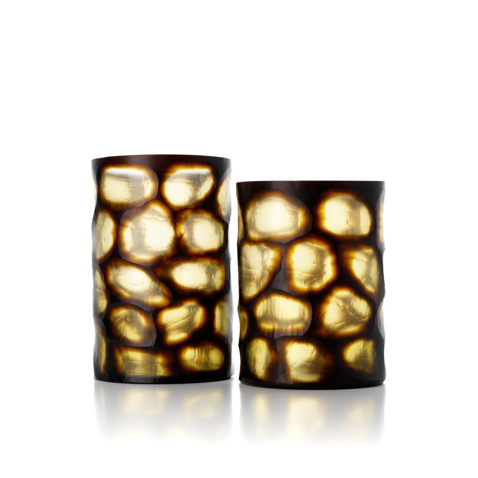 Bazar Bizar Antwerp The Vague Dorée Vase - Honey - XL