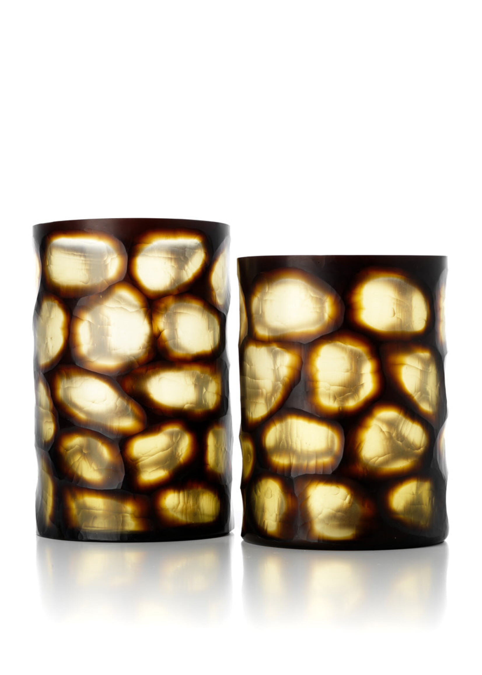 Bazar Bizar Antwerp The Vague Dorée Vase - Honey - XL