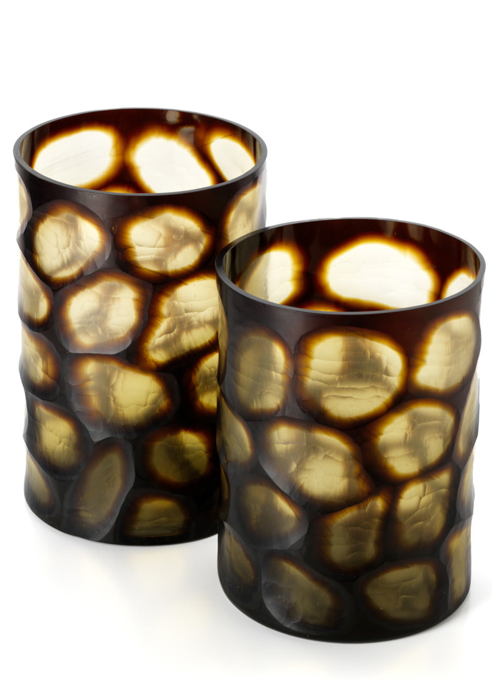 Bazar Bizar Antwerp The Vague Dorée Vase - Honey - XL