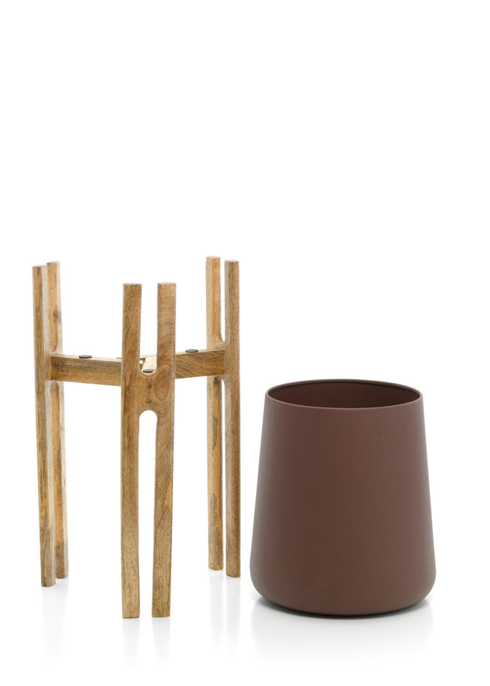 Bazar Bizar Antwerp The Forked Root Planter - Natural Brown - L