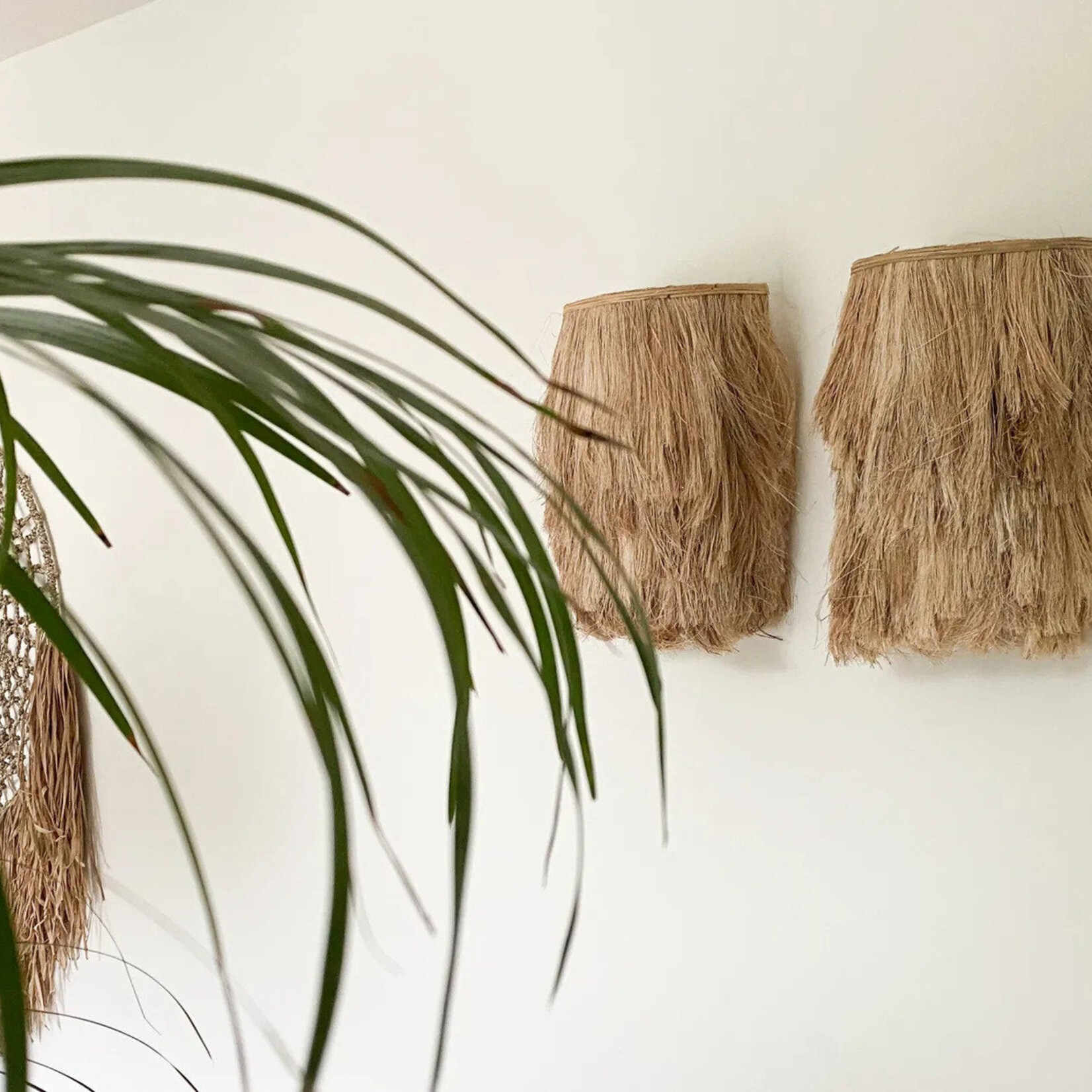 Bazar Bizar Antwerp The Abaca Wall Applique - Natural - S