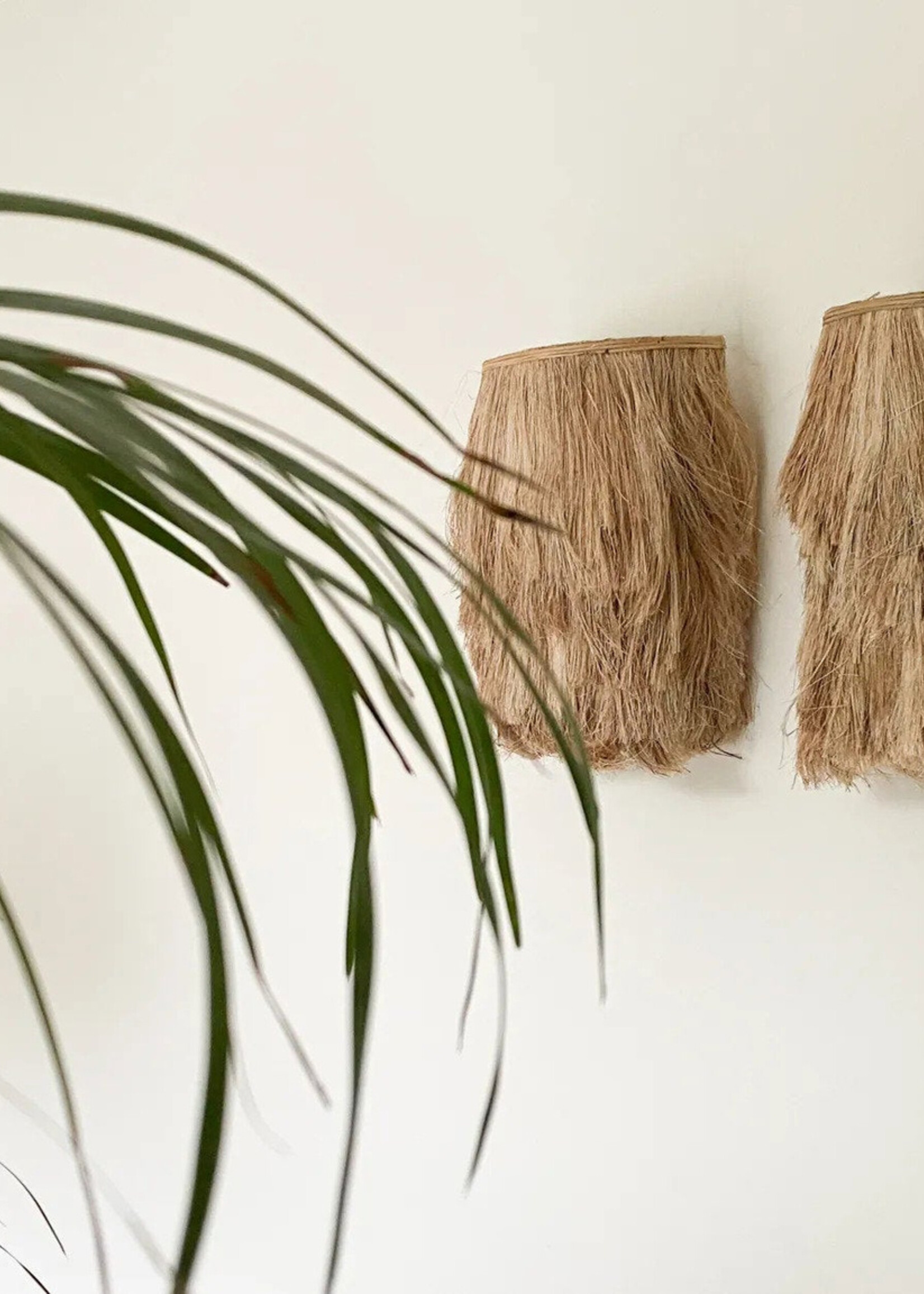 Bazar Bizar Antwerp The Abaca Wall Applique - Natural - S