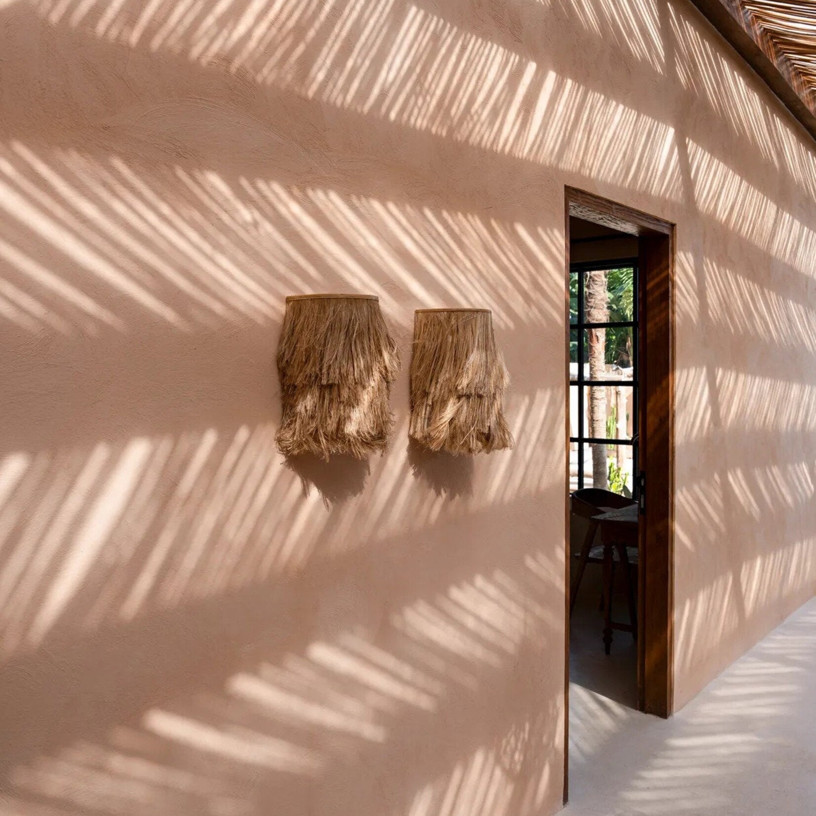 Bazar Bizar Antwerp The Abaca Wall Applique - Natural - S