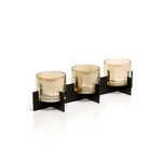 Bazar Bizar Antwerp The Trio Noir Candle Holder - Black